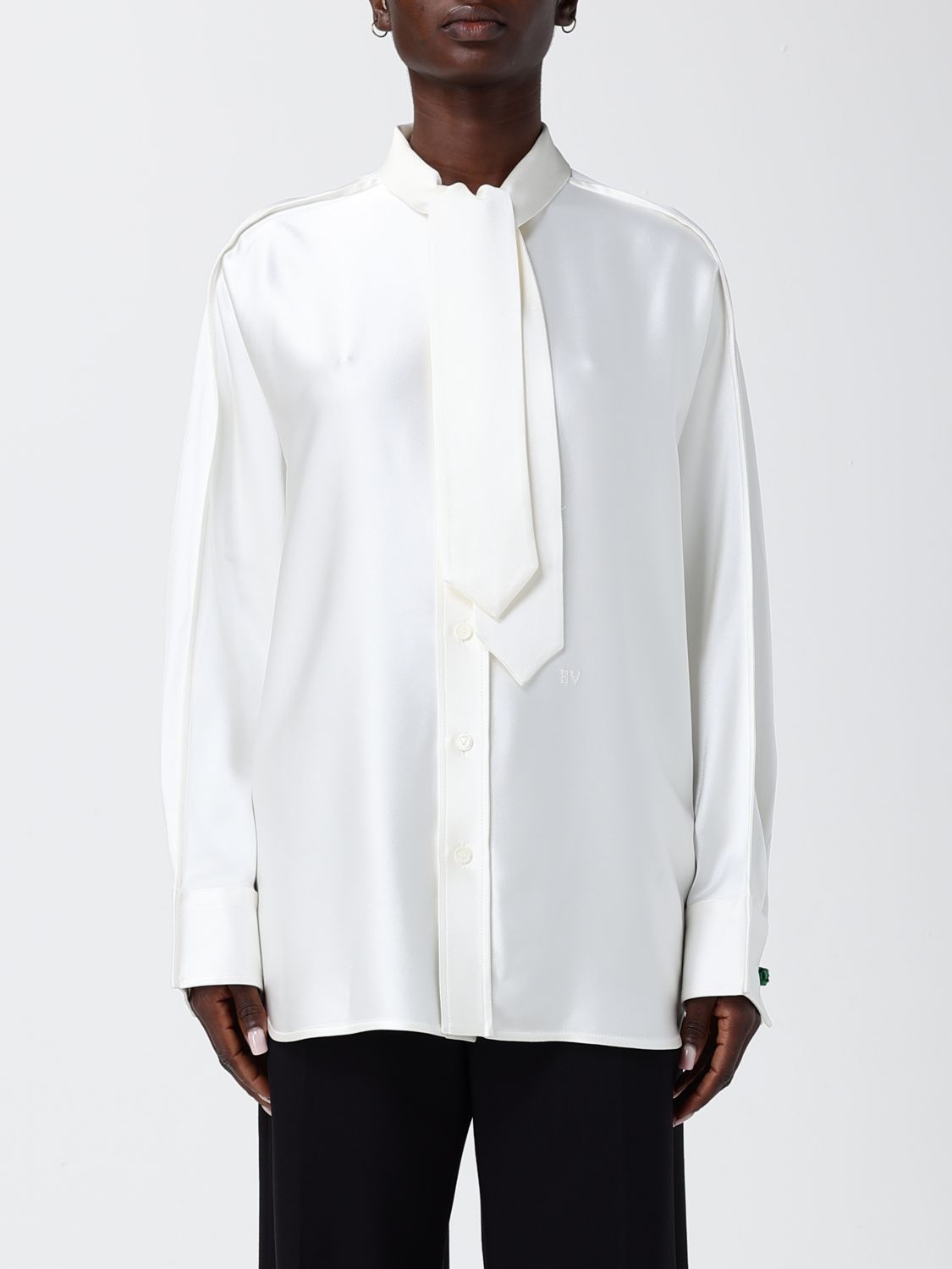 Bottega Veneta Bottega Veneta Shirt Woman White Size S / US 4 / IT 40 - 1 Thumbnail