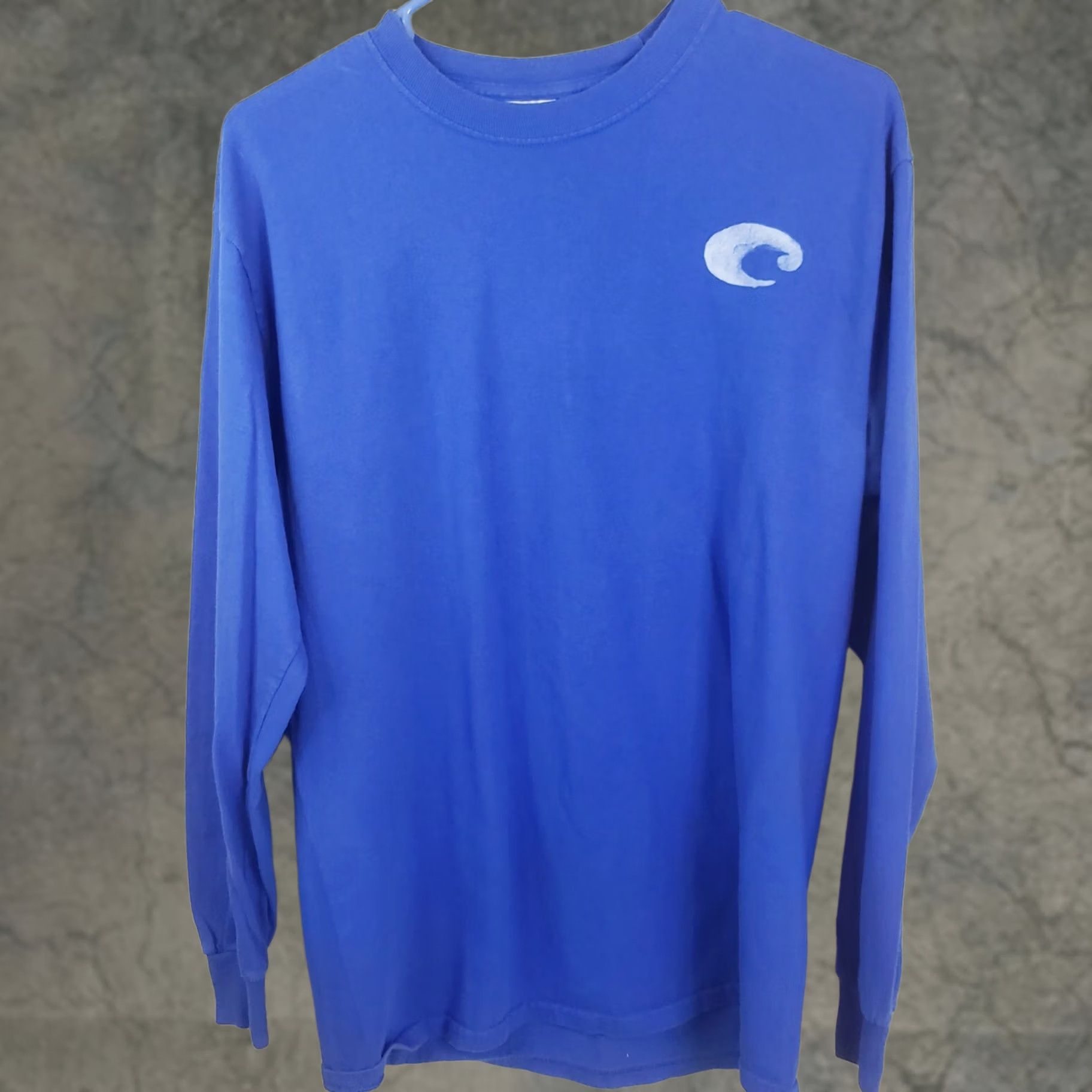 Costa Del Mar Costa Del Mar Shirt Mens M Light Blue Long Sleeve Crew Neck Fishing Logo Tee Size US M / EU 48-50 / 2 - 1 Thumbnail