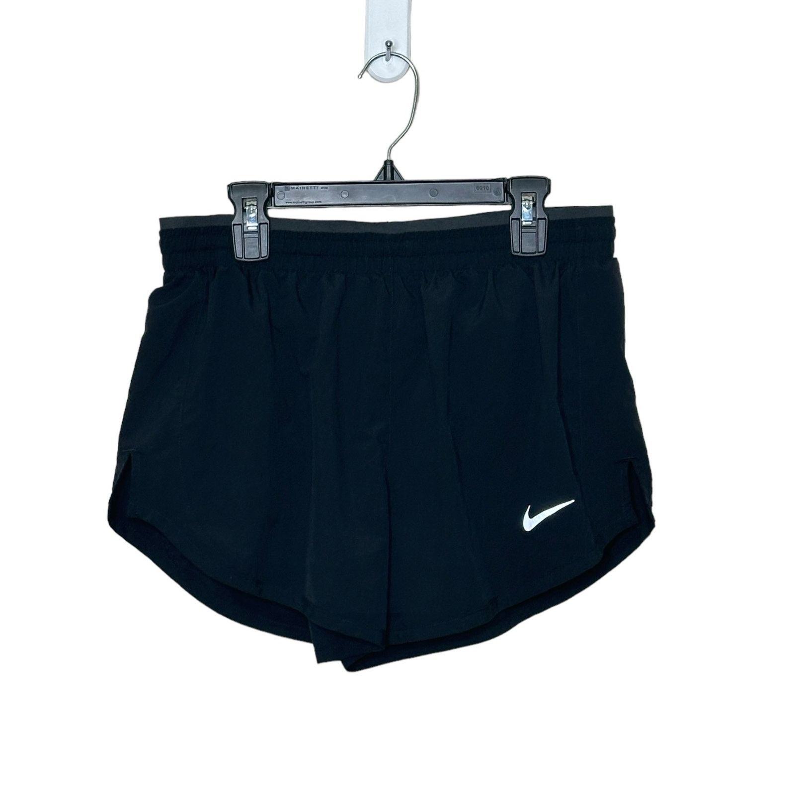 Nike Nike black lined running shorts size Small Size 30" / US 8 / IT 44 - 1 Thumbnail