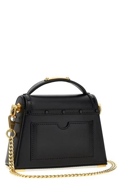 Balmain BALMAIN B-buzz Dynasty Black Leather Shoulder Bag New Size ONE SIZE - 2 Thumbnail