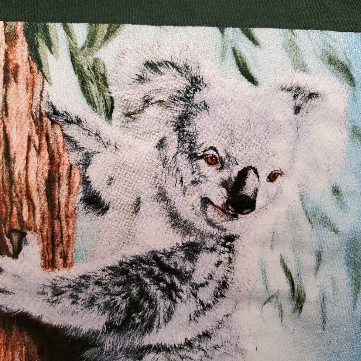 Vintage VINTAGE Koala Shirt Mens 2XL Green Nature Earth Foundation TEE Shirt Crew Neck Cotton Short Sleeve Solid Graphic Print Retro 90s Mens Size US XXL / EU 58 / 5 - 5 Thumbnail