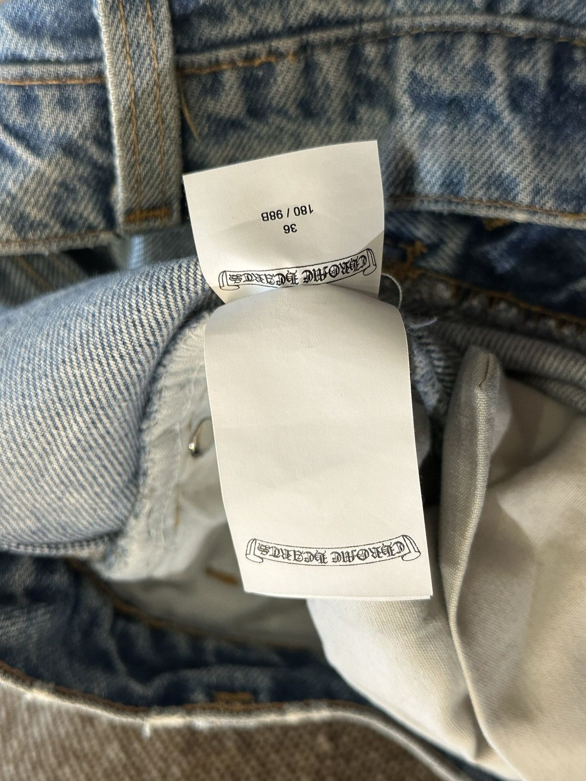 Chrome Hearts CHROME HEARTS CLASSIC PATCH LEVI DENIM Size US 36 / EU 52 - 10 Thumbnail