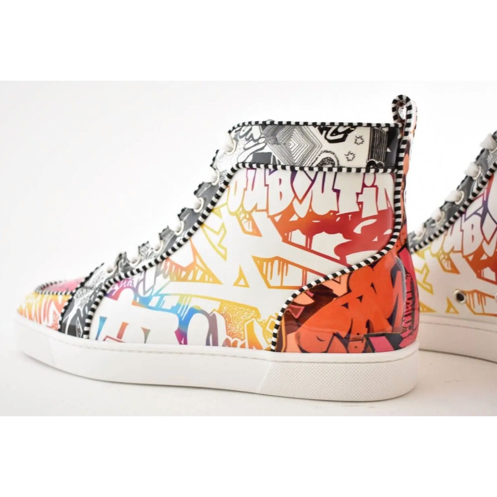 Christian Louboutin Christian Louboutin Men Rantus Orlato Flat Wallgraf Graffiti Size US 7 / EU 40 - 8 Thumbnail