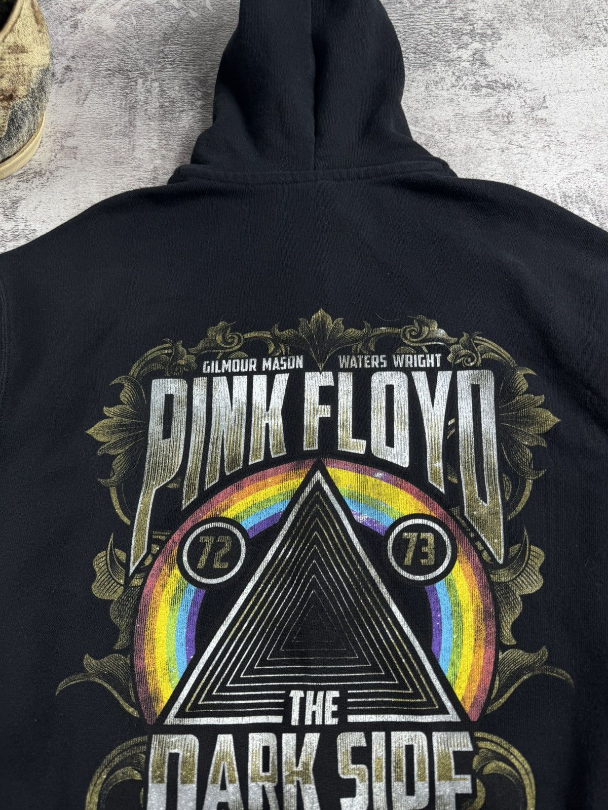 Band Tees Vintage Pink Floyd Dark Side of The Moon Large Rap Hip Hop Zip Hoodie Pullover Size US L / EU 52-54 / 3 - 7 Thumbnail