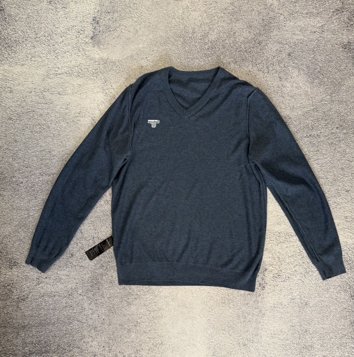 Barbour Barbour V Neck Sweater Cotton Pullover Knit Logo Men Casual Size US M / EU 48-50 / 2 - 9 Thumbnail