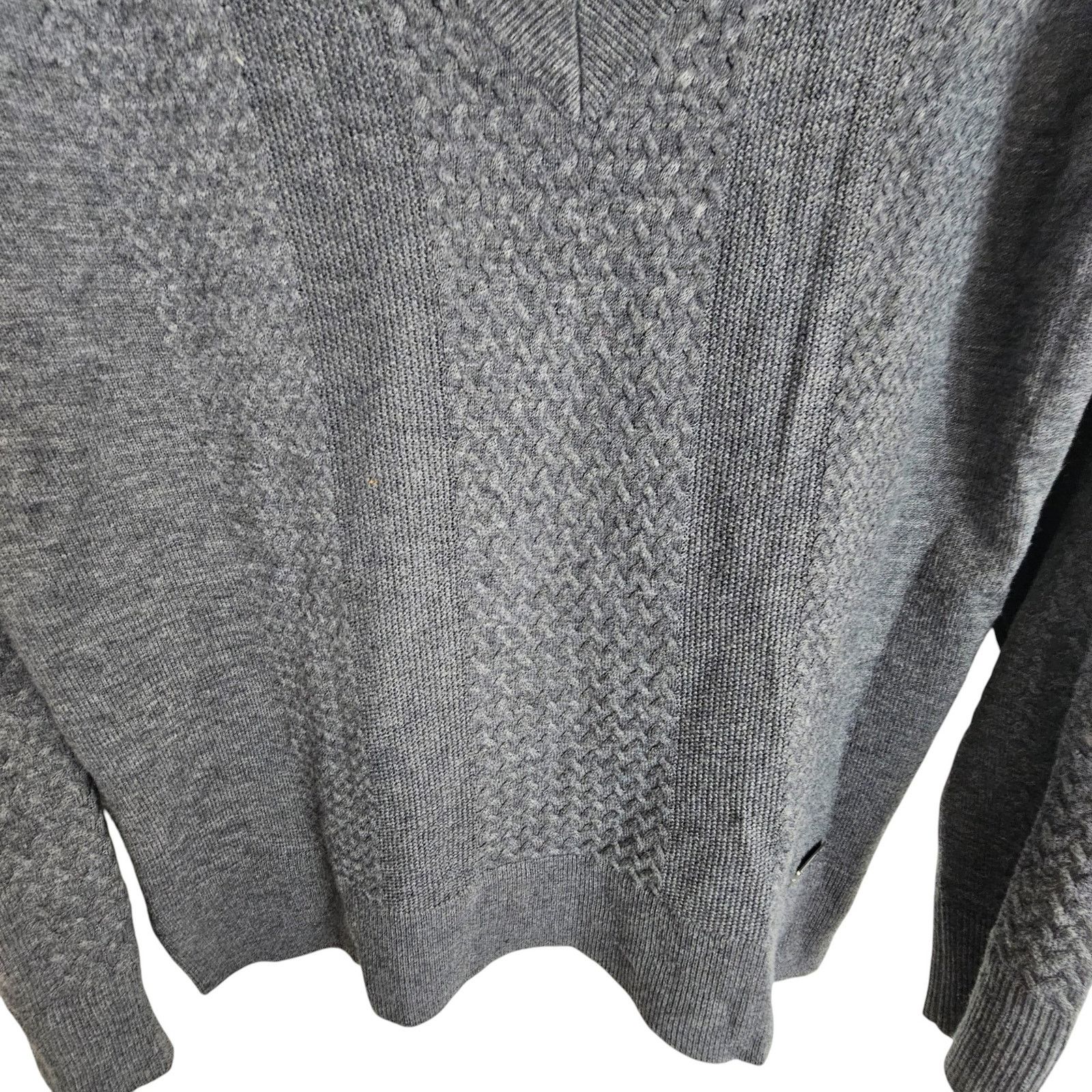 NOLLEY'S Noel Asmar Wool Cashmere V-Neck Sweater S Equestrain Preppy Size S / US 4 / IT 40 - 3 Thumbnail