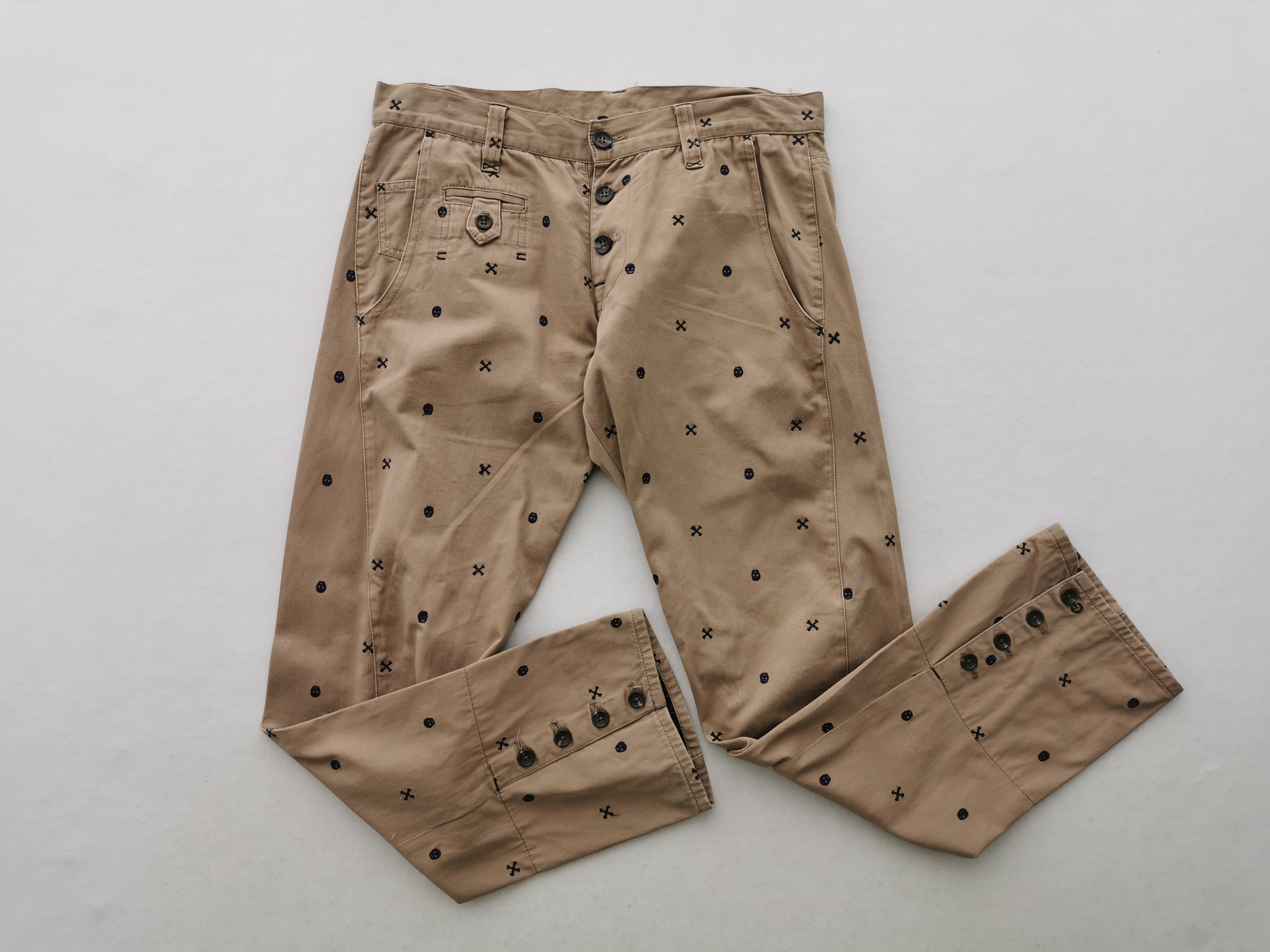 Vintage PPFM Monogram Trouser Pants Size L Waist 33 Size US 33 - 1 Thumbnail