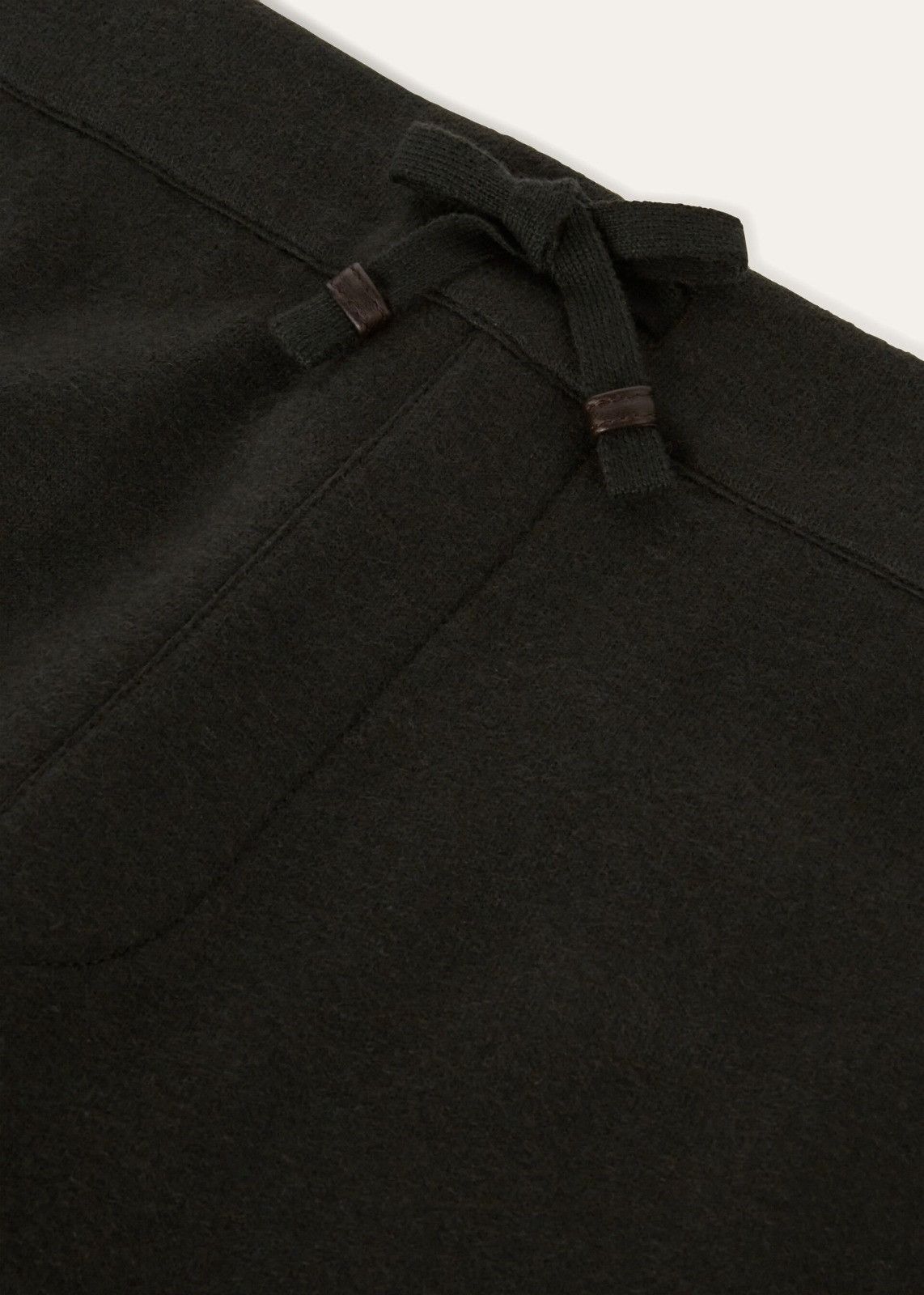 Loro Piana o1srvl11e1224 Leisure Jersey Pant in Black Size US 36 / EU 52 - 2 Thumbnail