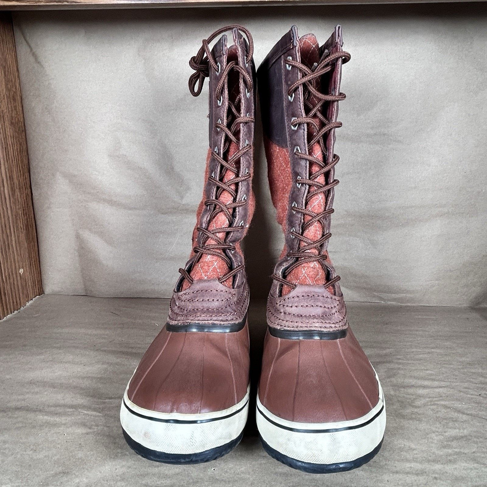 SOREL Sorel Tofino Quilted Rust Wool Waterproof Winter NL1619-801 Size US 7 / IT 37 - 8 Thumbnail
