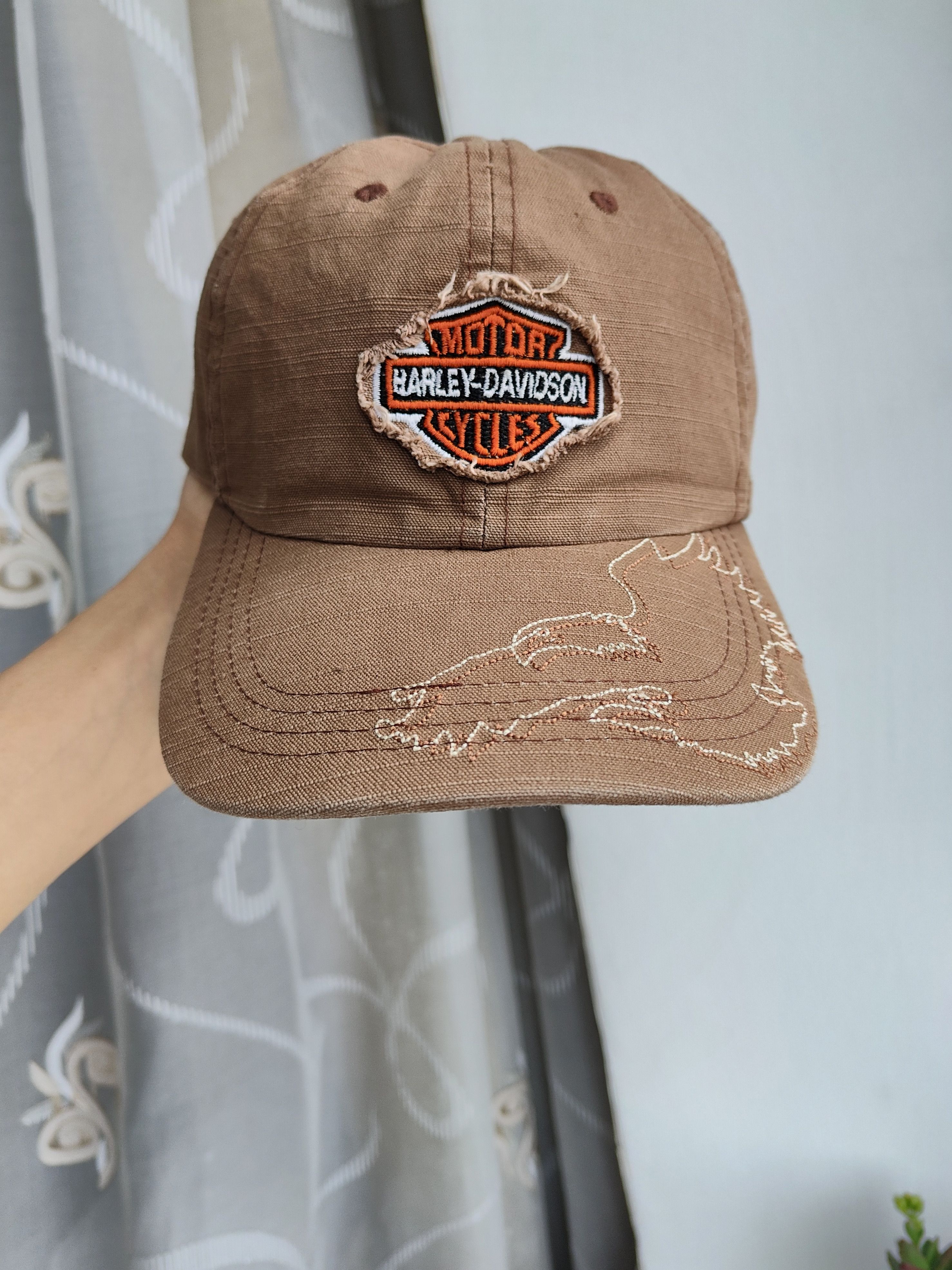 Harley Davidson Vintage Harley Davidson Motorcycles Eagle Cap Size ONE SIZE - 3 Thumbnail
