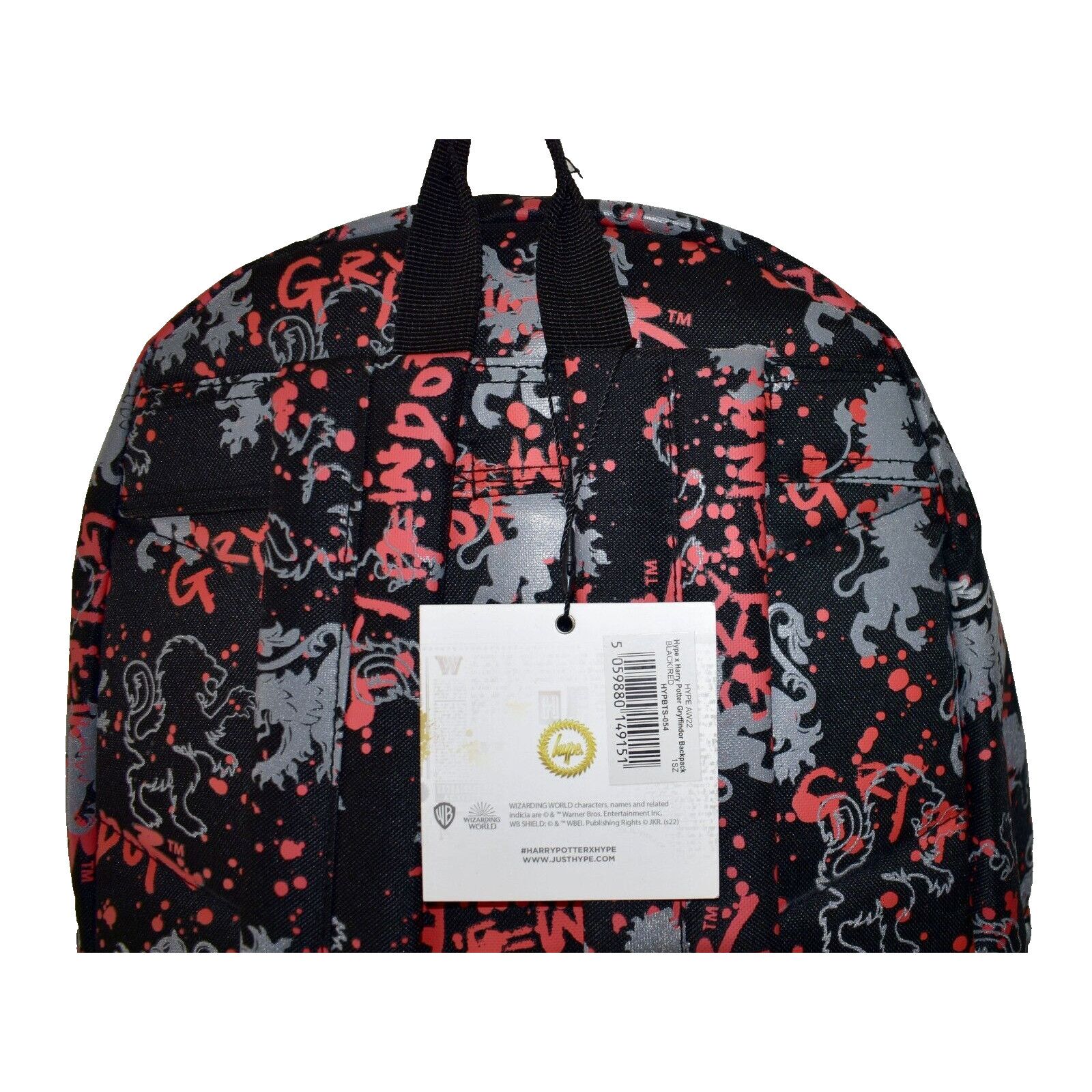 Other NWT HYPE X HARRY POTTER Gryffindor Backpack HYPBTS-054 O/S Size ONE SIZE - 4 Thumbnail