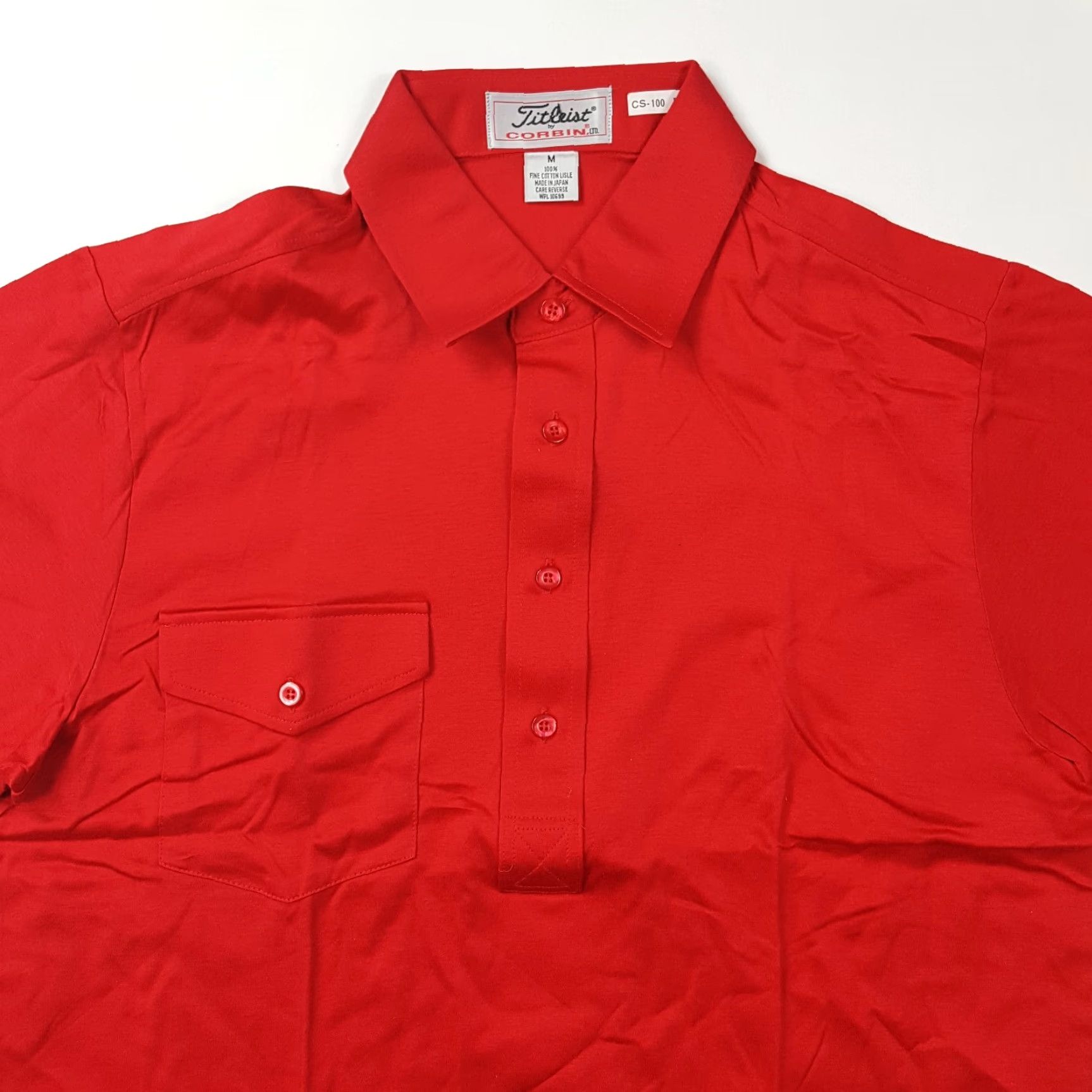 Titleist VINTAGE Titleist Golf Polo Shirt Men M Red Collared PGA Pullover Short Sleeve Knit Cotton Baseball? Size US M / EU 48-50 / 2 - 2 Thumbnail