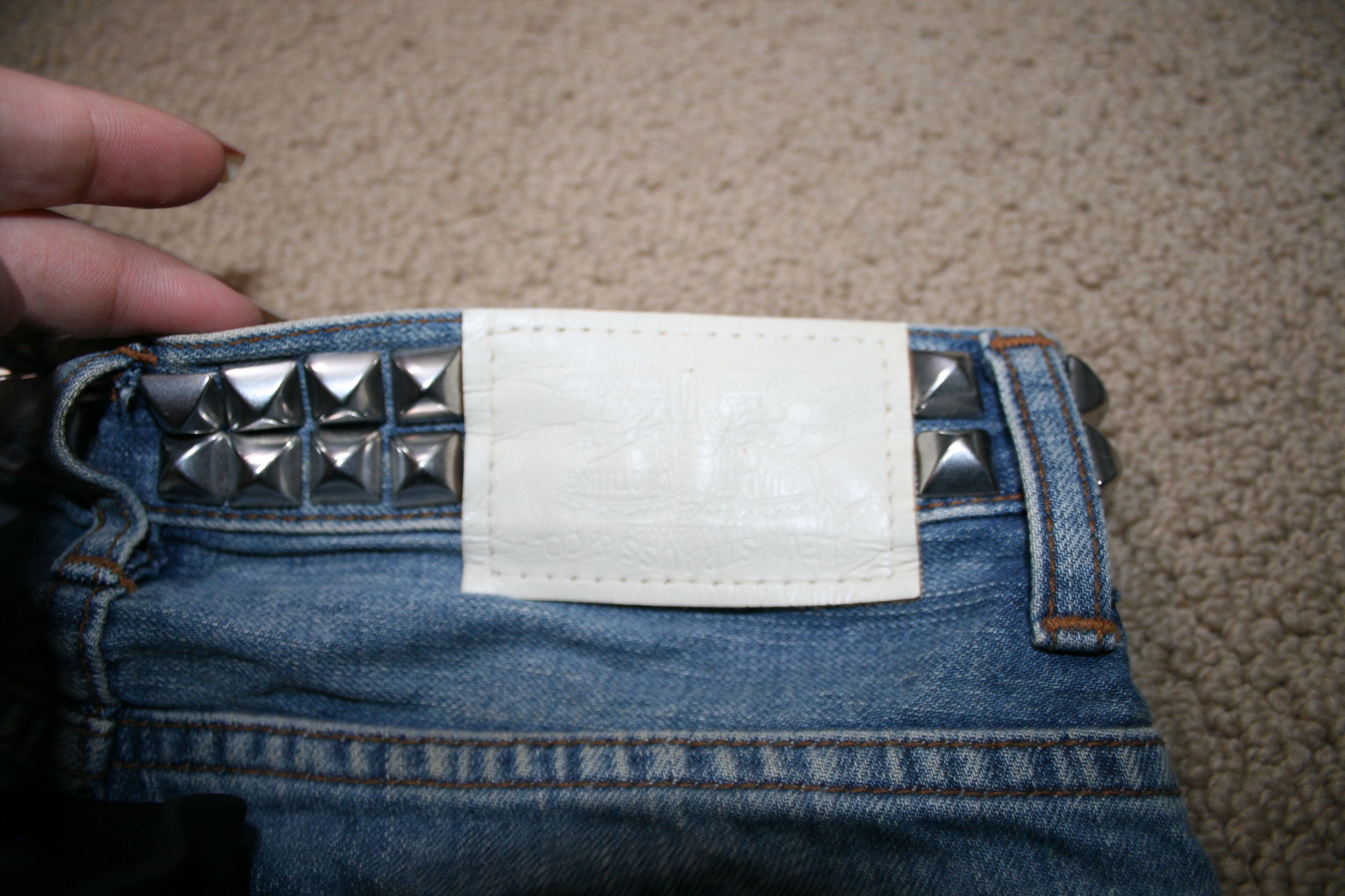 Fragment Design × Levi's Studded Daisy Dukes Size 24" / US 00 / IT 34 - 3 Thumbnail