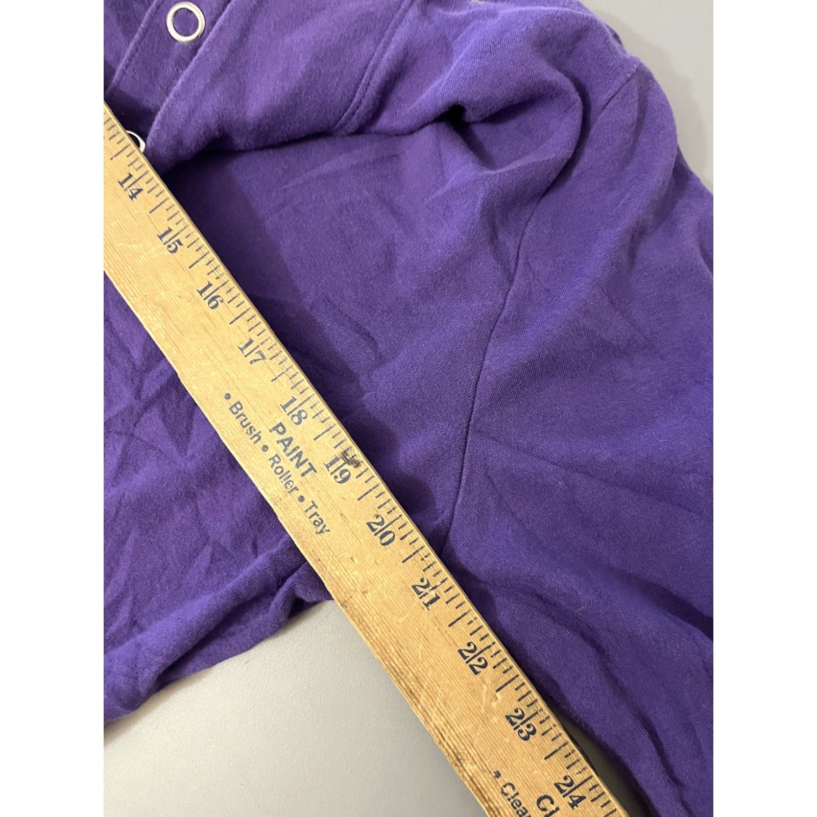 Isaac Mizrahi Isaac Mizrahi Live! Pullover in Soft Purple V-Neck Button Knit Cotton Blend Long Sleeve L Purple Womens Sweater Size L / US 10 / IT 46 - 5 Thumbnail