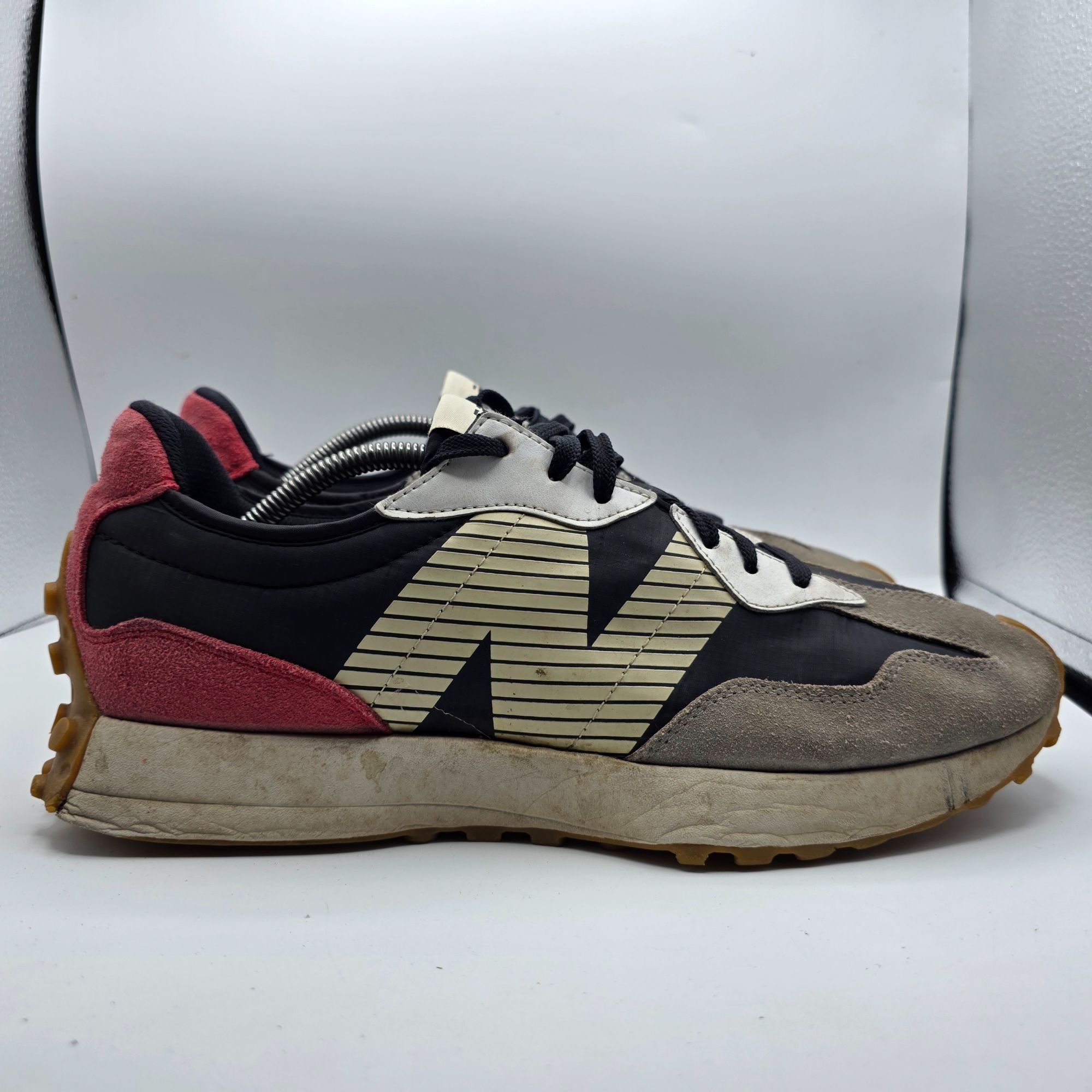 New Balance New Balance 327 Black Team Red Mens Size 13 Shoes Retro Runn Size US 13 / EU 46 - 12 Thumbnail