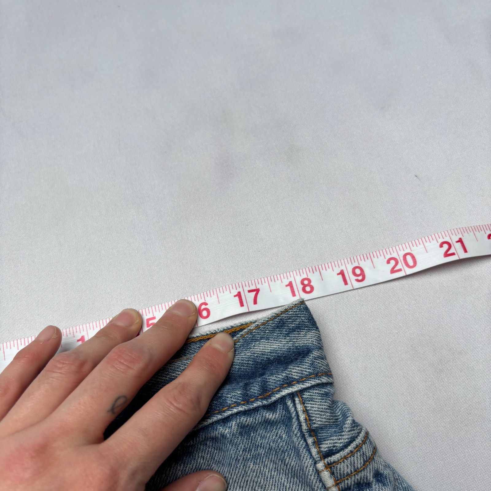 Levi's × Vintage VTG 90s Levi's 501 XX Made in USA Straight Leg Jeans 40x34 Size US 34 / EU 50 - 7 Thumbnail