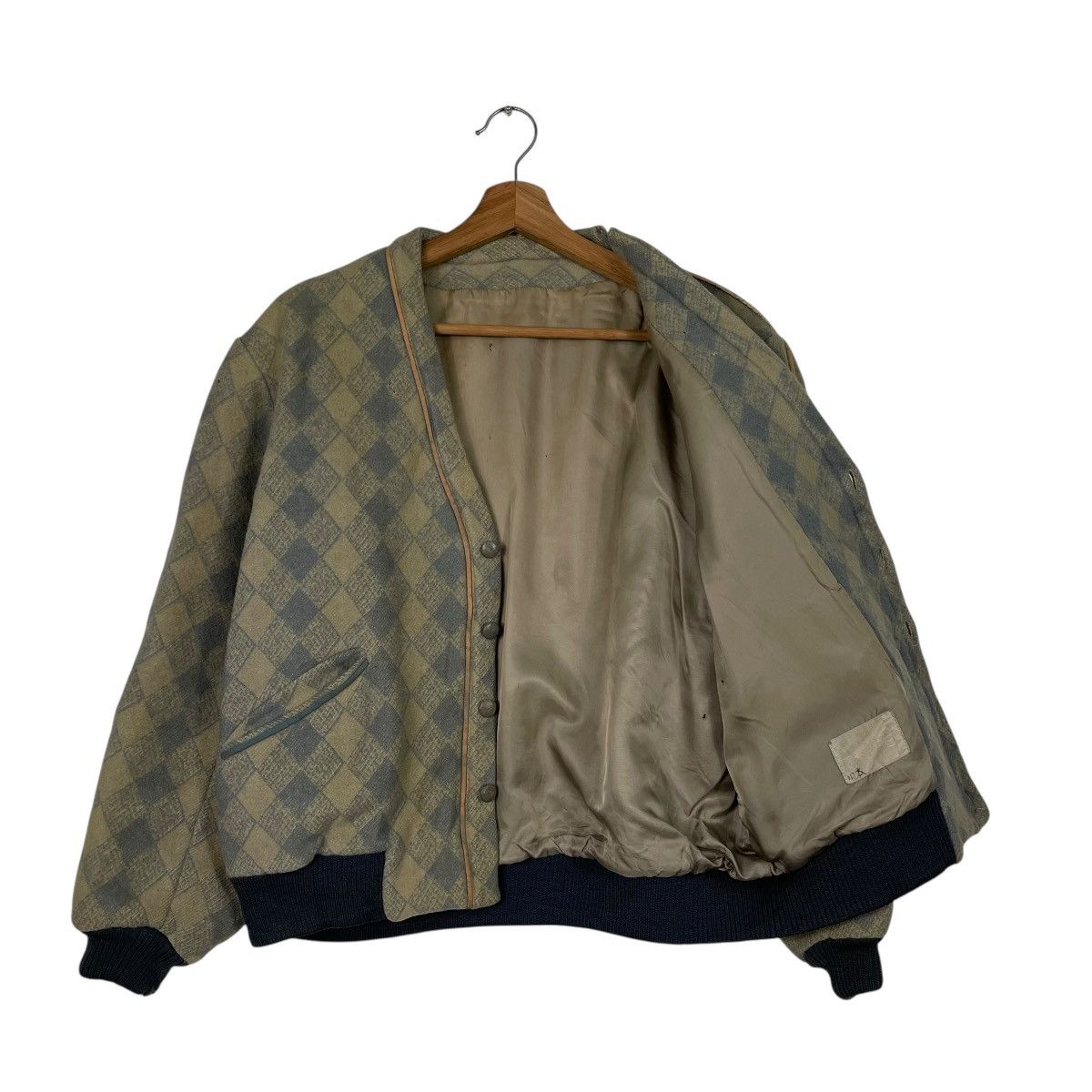BIGI Men's Bigi Argyle Cardigan Jacket Size US M / EU 48-50 / 2 - 9 Thumbnail