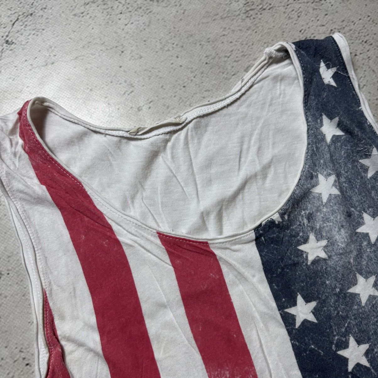 If Six Was Nine vintage t shirt with american flag netspend rich amiri style Size US L / EU 52-54 / 3 - 5 Thumbnail