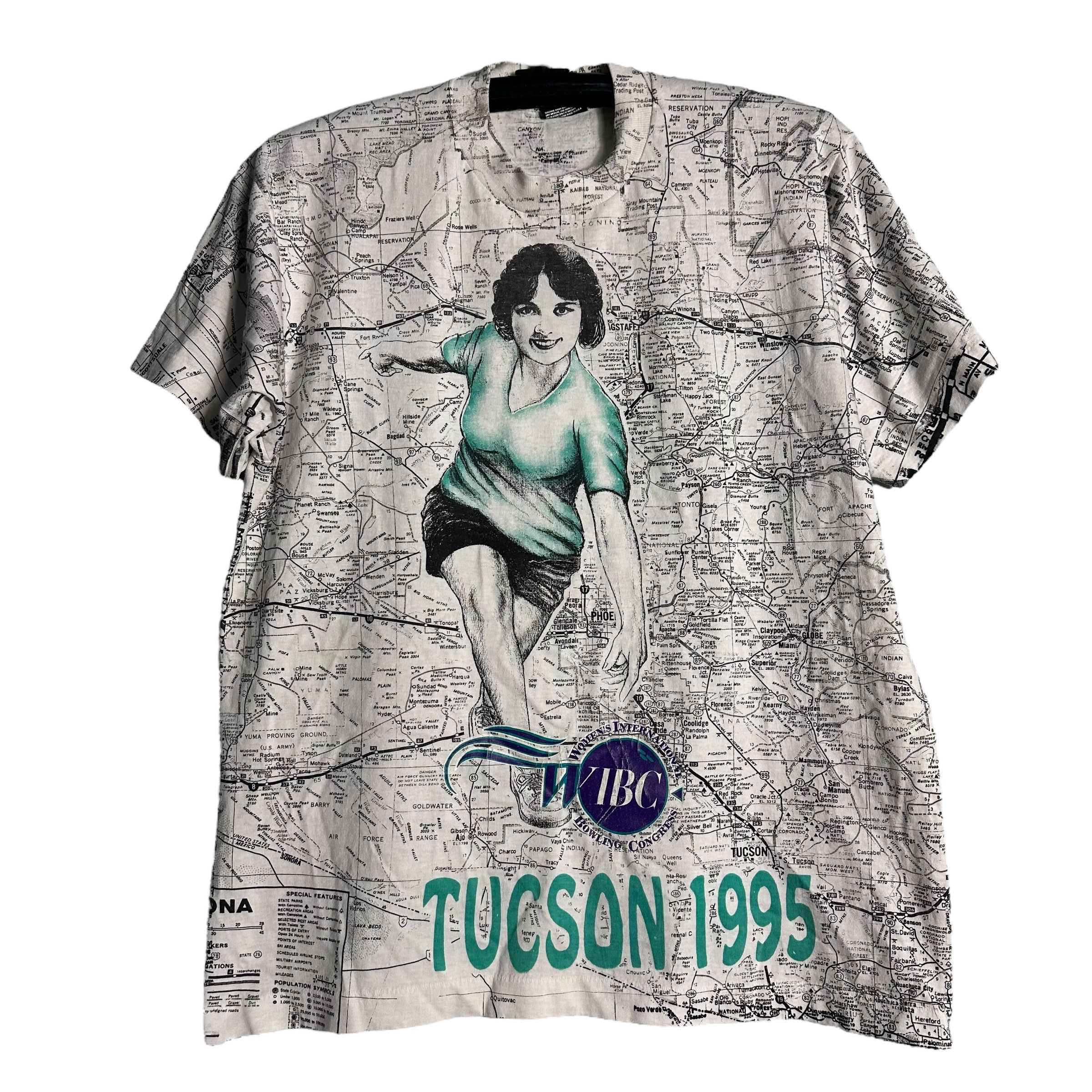 Vintage 🔥RARE🔥Vintage Bowling Congress Tucson 1995 OVP T-shirt Size US L / EU 52-54 / 3 - 1 Thumbnail
