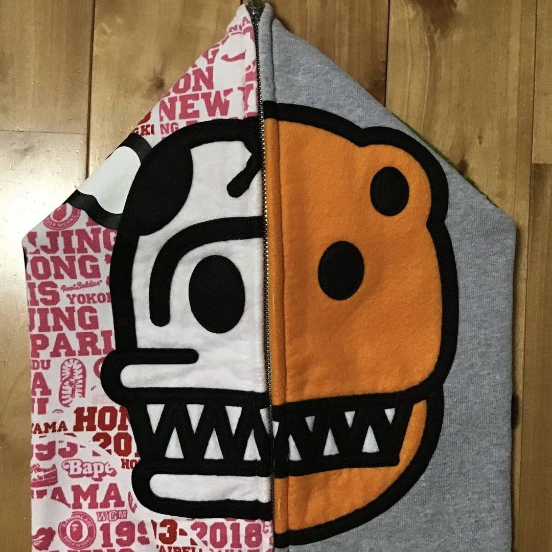 Bape BAPE CITIES CAMO XXV MILO JURASSIC REX FULL ZIP HOODIE APE Size US XL / EU 56 / 4 - 3 Thumbnail