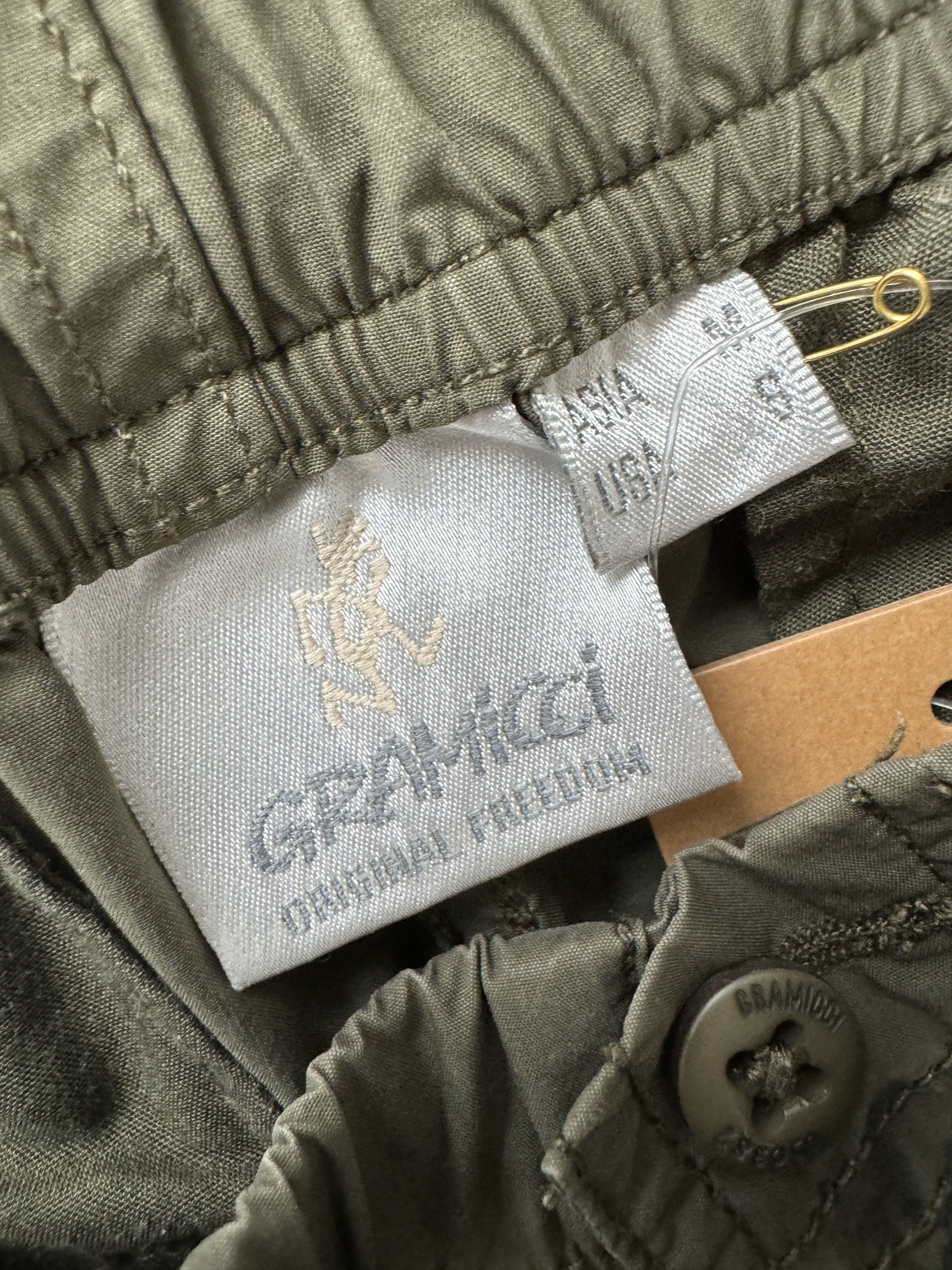 Gramicci Gramicci USA Mens Military Army Green Density Stretch Shorts Size US 30 / EU 46 - 10 Thumbnail