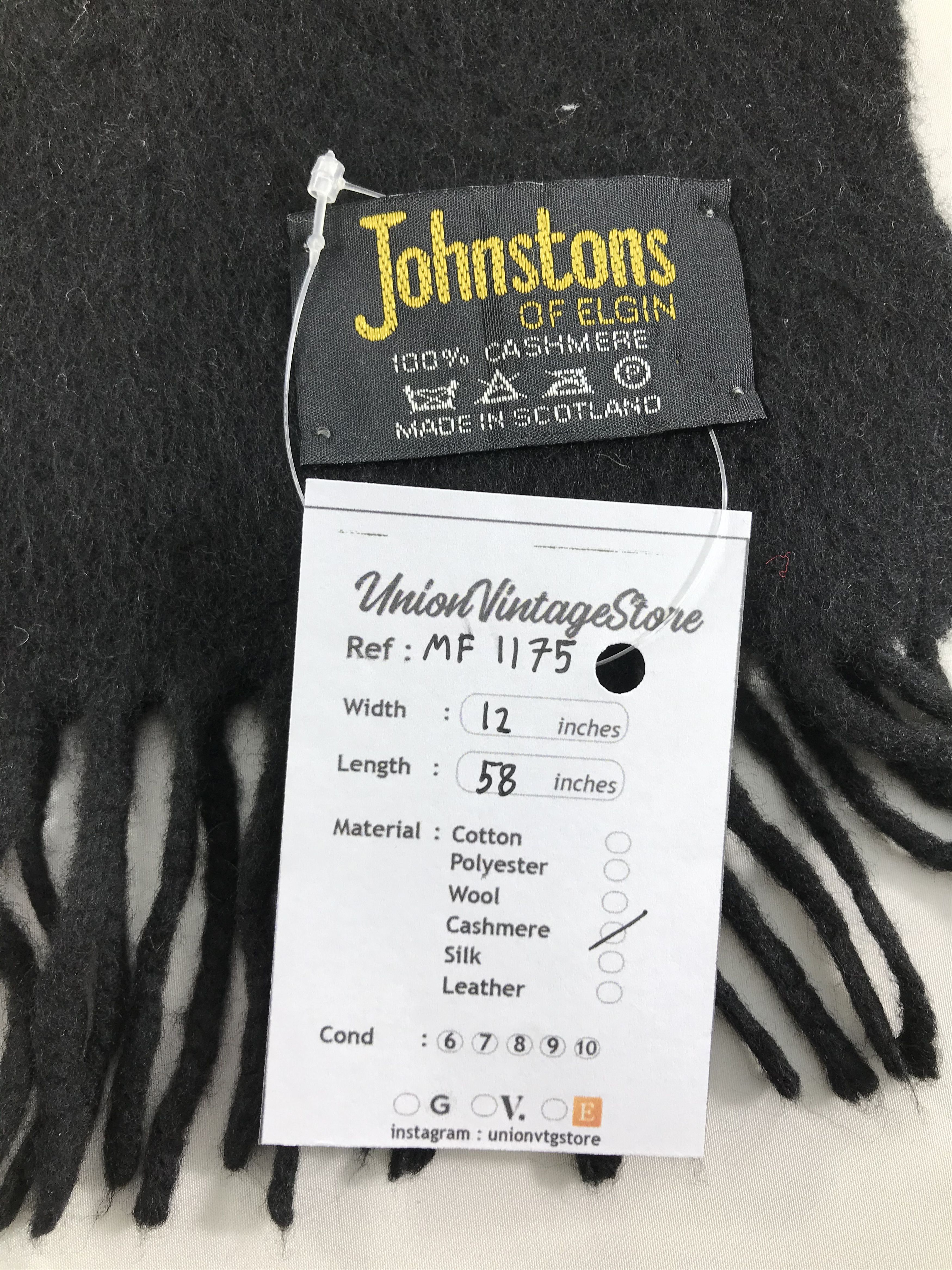 Johnstons Of Elgin Vintage Johnstons of Elgin Scarf/Muffler/Neckwear MF1175 Size ONE SIZE - 4 Thumbnail
