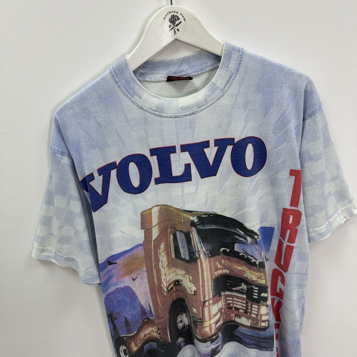 Vintage Vintage 90s Volvo trucker aop tee y2k cars truck driver hype Size US XL / EU 56 / 4 - 6 Thumbnail