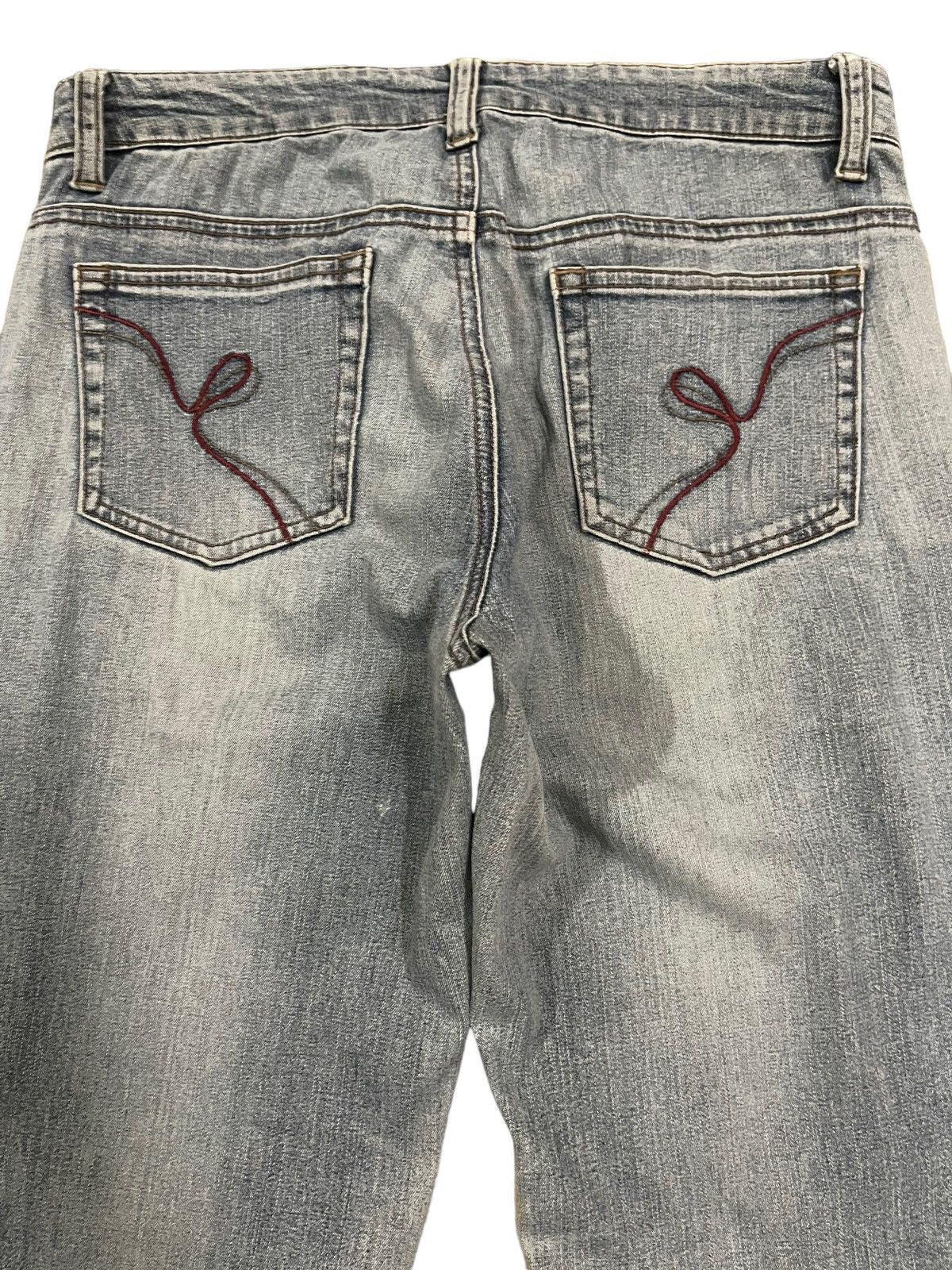 Hysteric Glamour Vintage Japanese Brand Blue Wash Style Flare Jeans Size US 30 / EU 46 - 4 Thumbnail