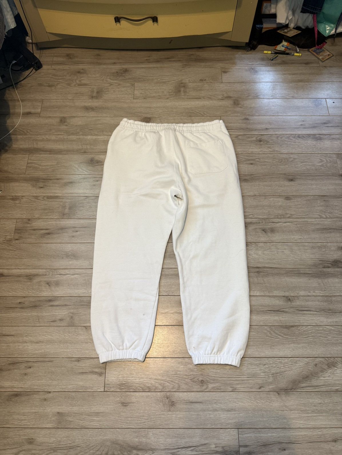 Playboy white playboy drawstring sweatpants Size US 34 / EU 50 - 2 Thumbnail