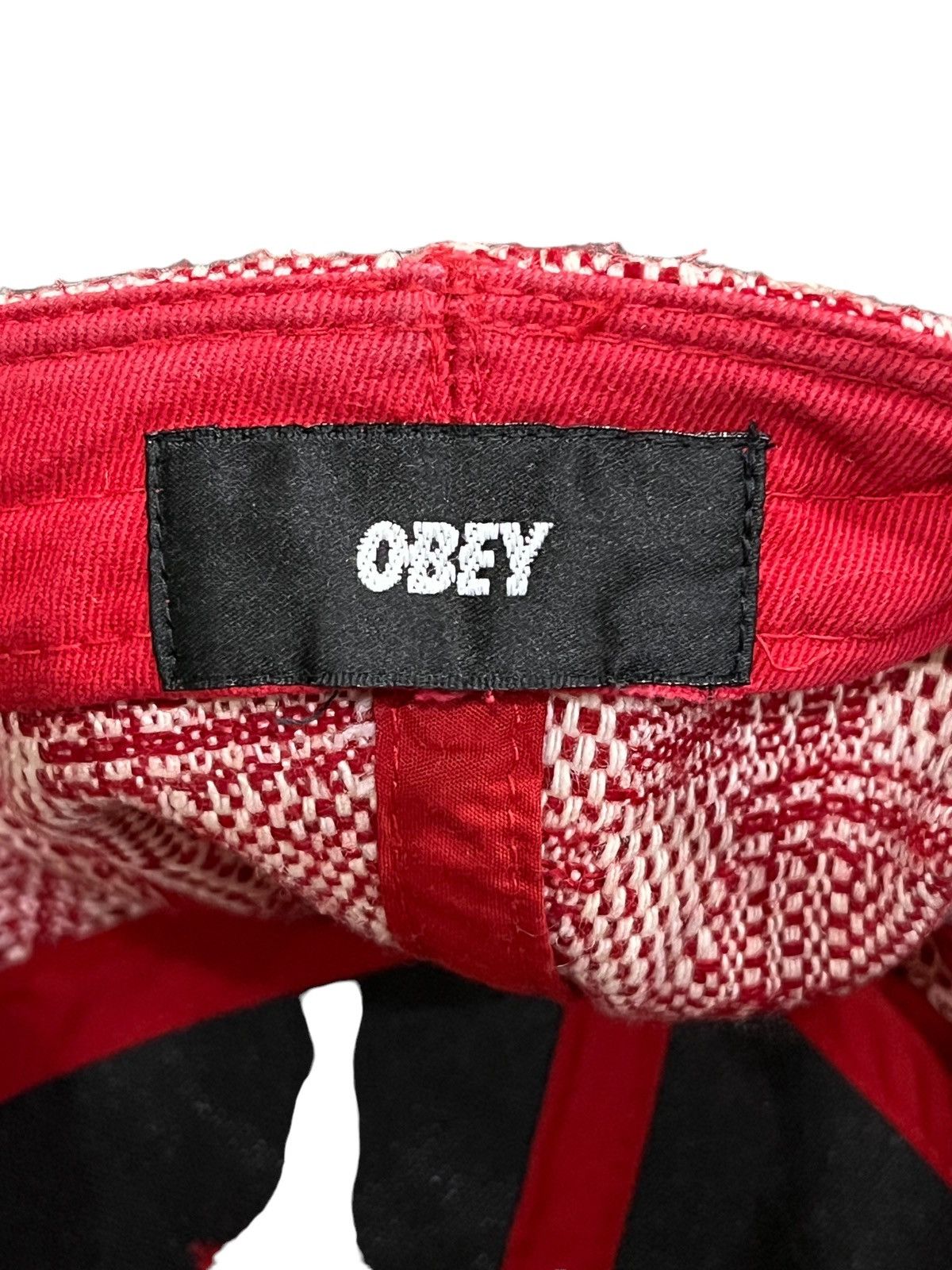 Obey Vintage Obey x New Era Arabic Logo Woven Full Cap Rare Size ONE SIZE - 12 Thumbnail