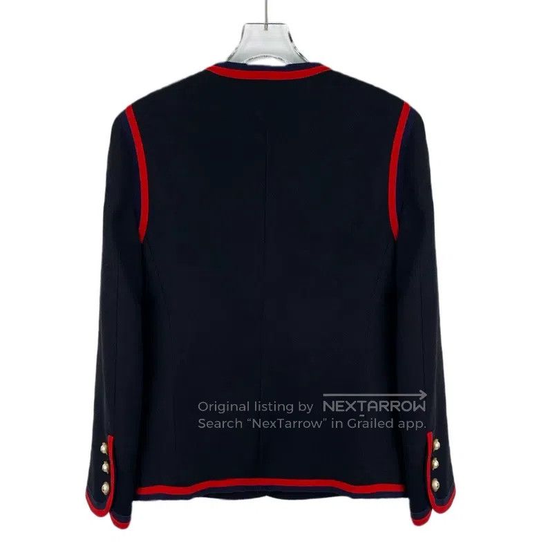 Gucci Gucci Colour block multi-pocket mulberry silk round neck s Size M / US 6-8 / IT 42-44 - 2 Thumbnail