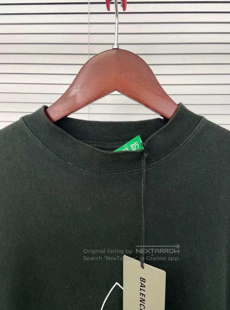 Balenciaga Balenciaga Logo letter embroidery round neck short-sleeve Size US S / EU 44-46 / 1 - 4 Thumbnail