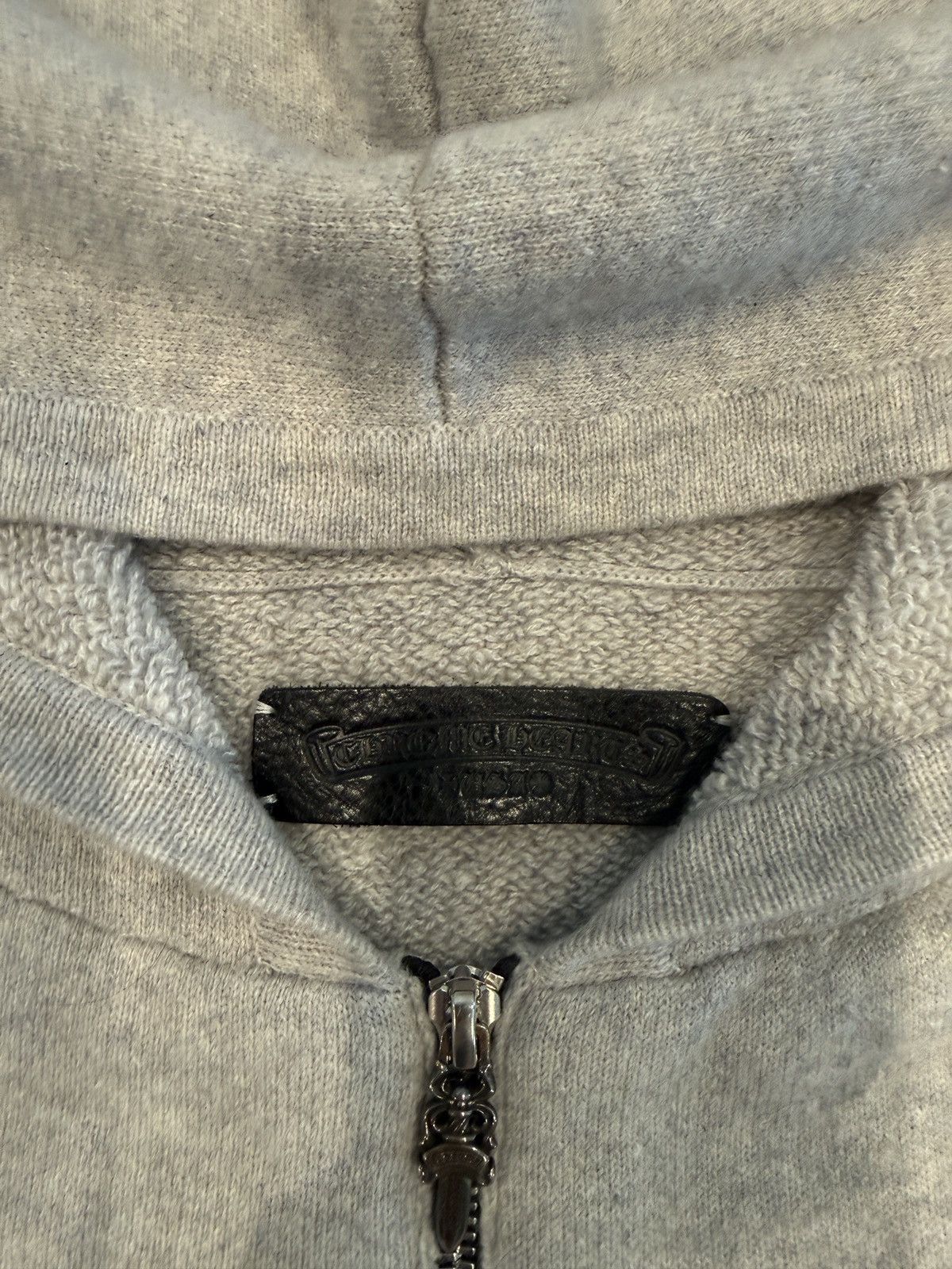 Chrome Hearts Chrome Hearts Zip Hoodie Grey Wool Knit Sleeve Logo Size US M / EU 48-50 / 2 - 4 Thumbnail