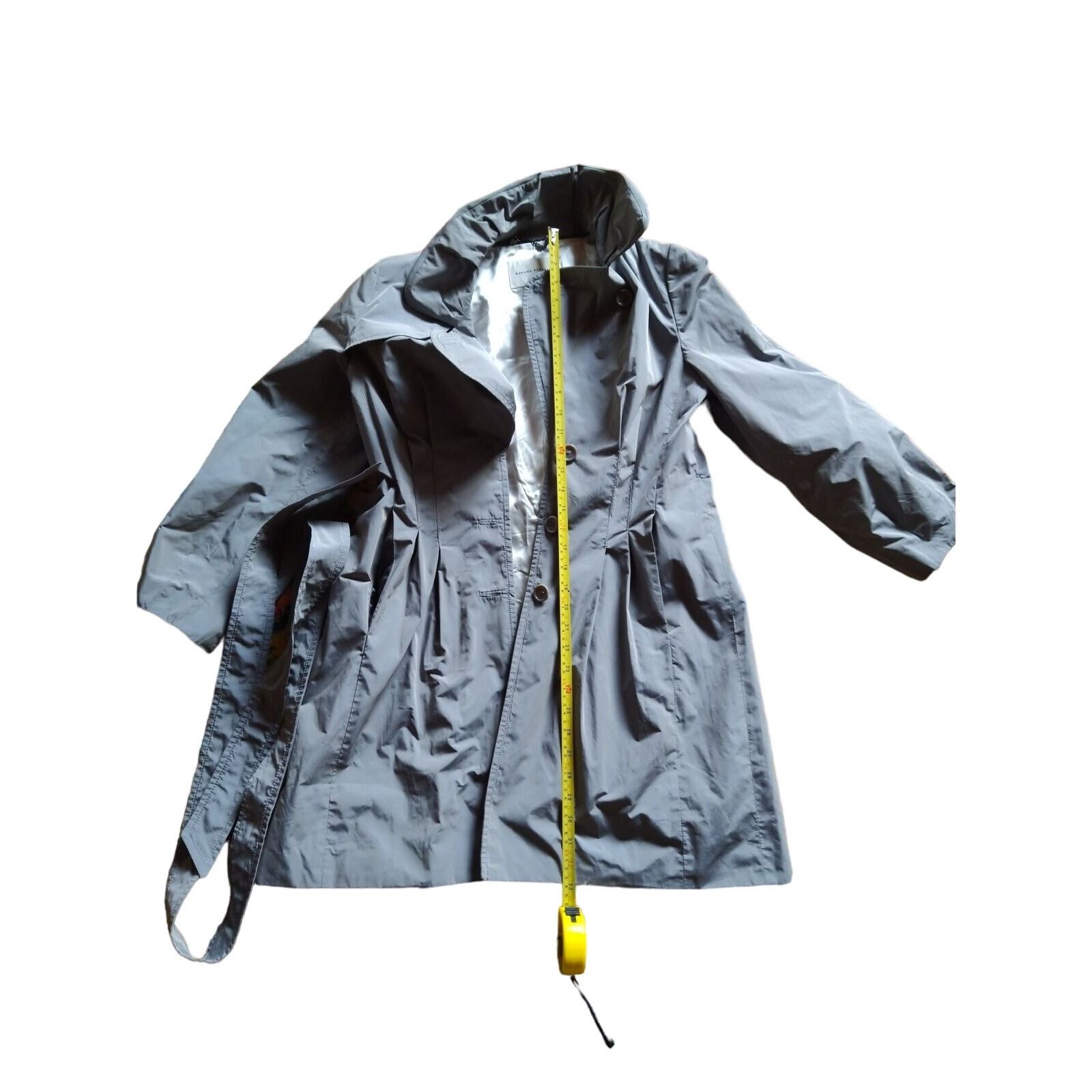 Banana Republic Banana Republic Gray Waterproof raincoat Belted Coat Women M Size M / US 6-8 / IT 42-44 - 6 Thumbnail