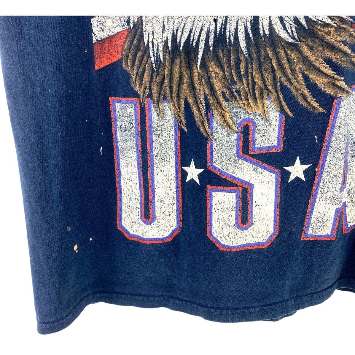 Fruit Of The Loom Vtg Fruit Of the Loom Eagle American USA Patriotic T-Shirt Size US XL / EU 56 / 4 - 4 Thumbnail