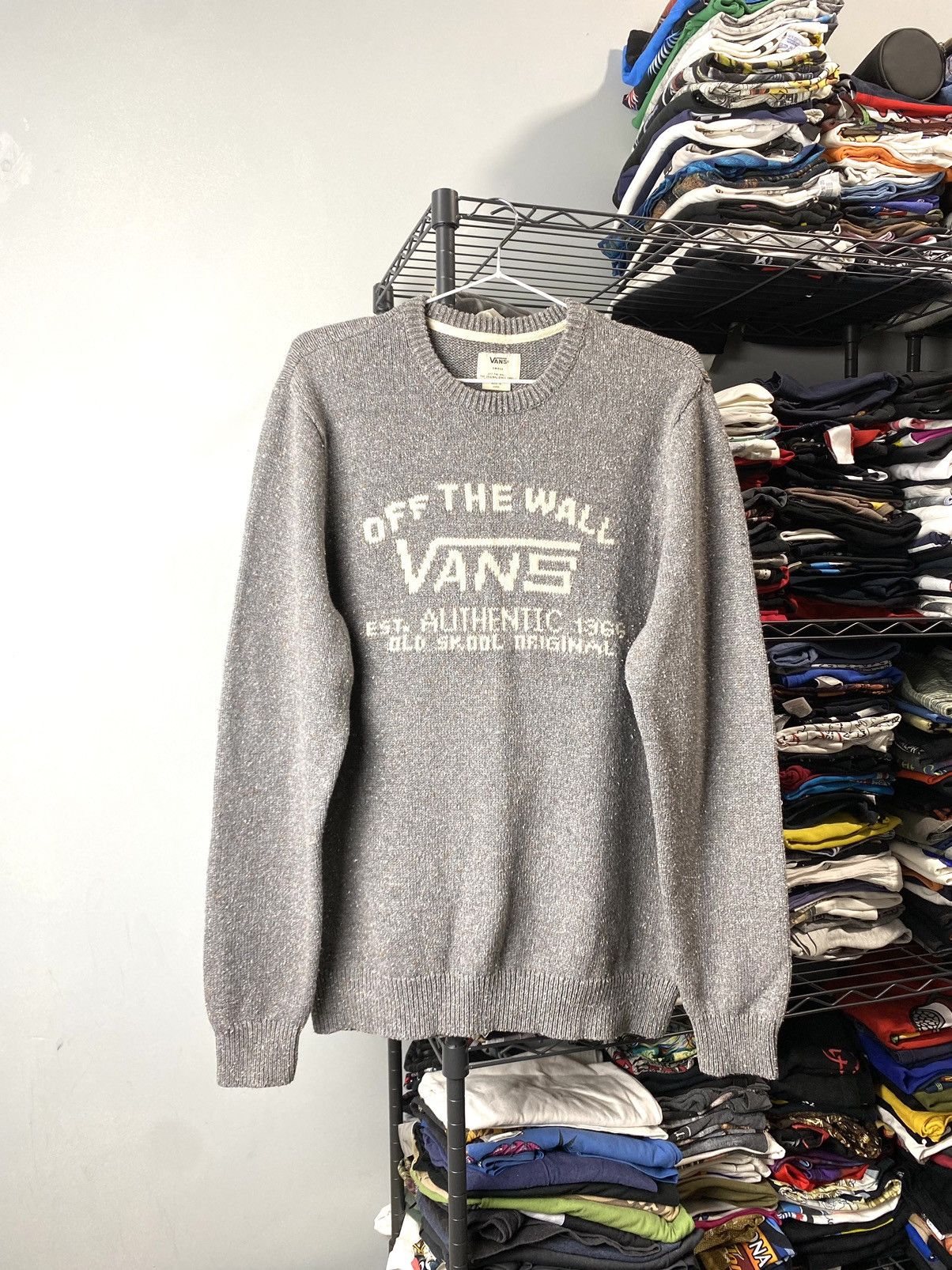 Vans Vans Knit Sweater Surf Style Skateboards Size US S / EU 44-46 / 1 - 1 Thumbnail