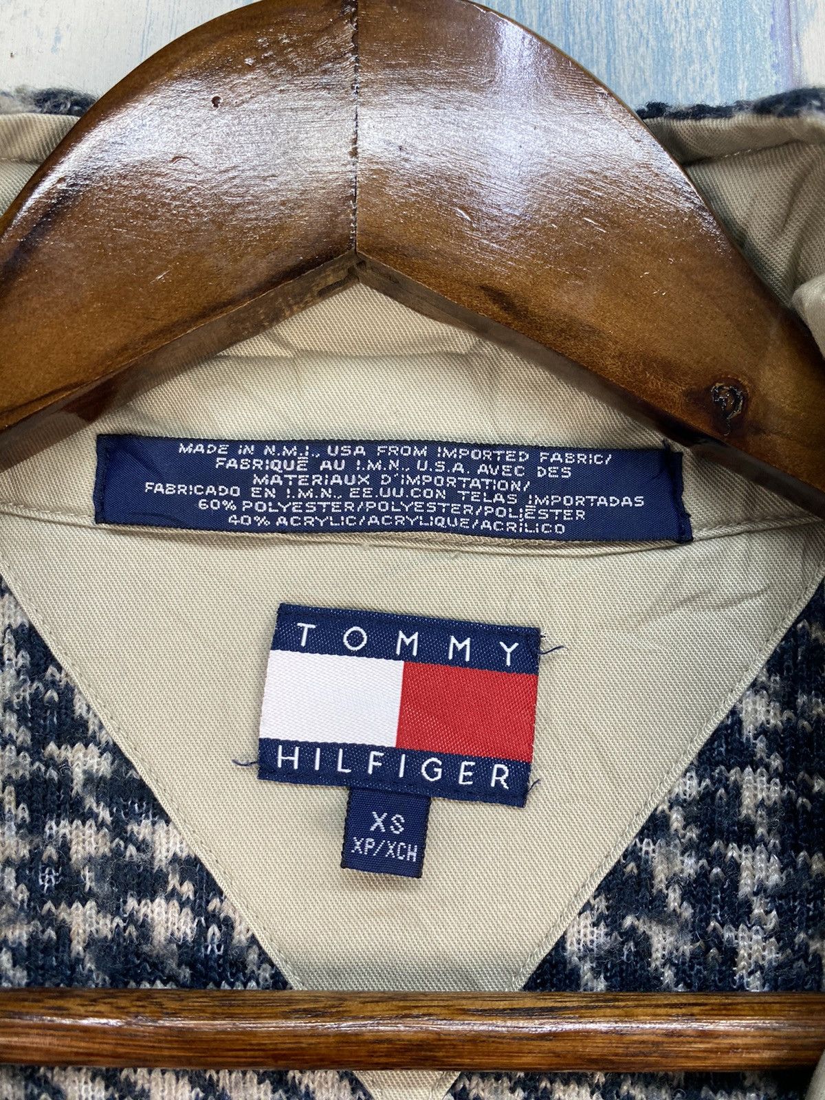 Tommy Hilfiger Vintage Tommy Hilfiger Made in Usa Fleece Jacket Size US XS / EU 42 / 0 - 5 Thumbnail