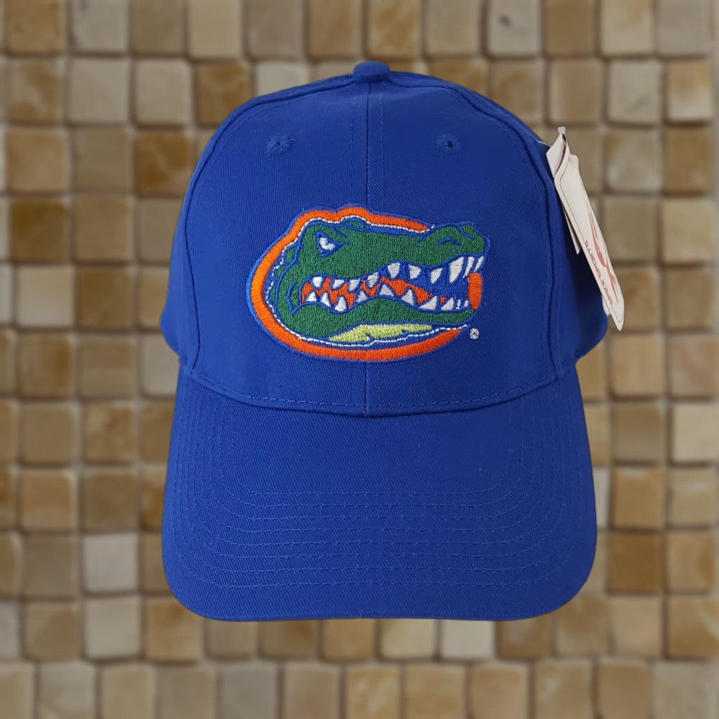 Vintage VINTAGE Snap-Back Florida Gators Big Logo Baseball Cap Hat Adjustable Blue One Size 90s NFL Mens Size ONE SIZE - 1 Thumbnail