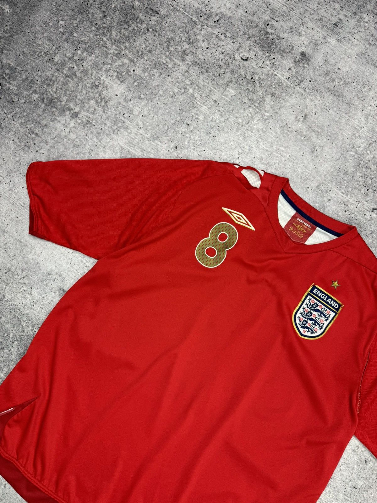 Umbro × Vintage Vintage Umbro 8 LAMPARD ENGLAND Official Soccer Jersey Shirt Size US XXL / EU 58 / 5 - 6 Thumbnail