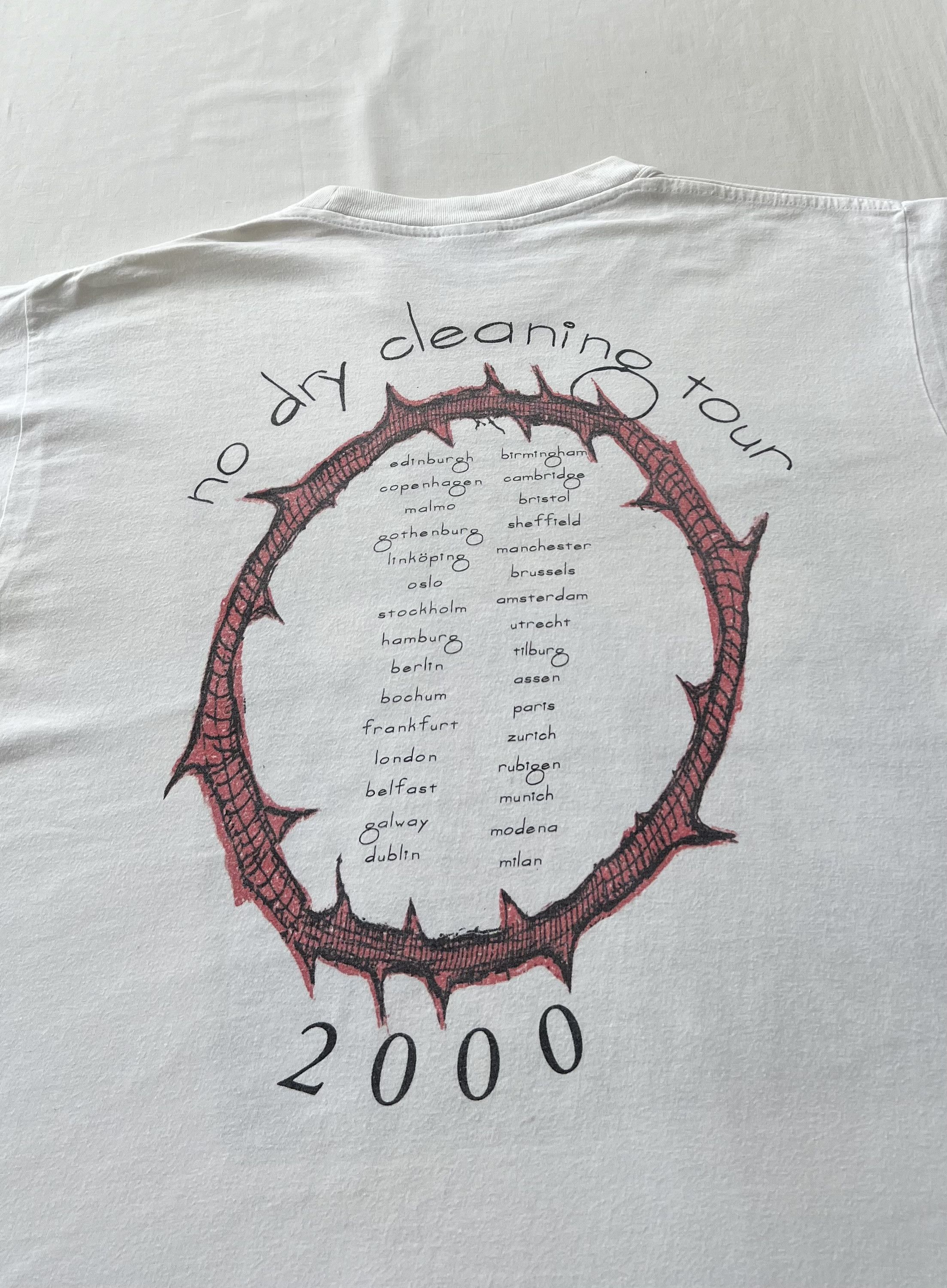 Band Tees Vintage 2000 Steve Earle Transcendental Blues White T-shirt Size US L / EU 52-54 / 3 - 15 Thumbnail
