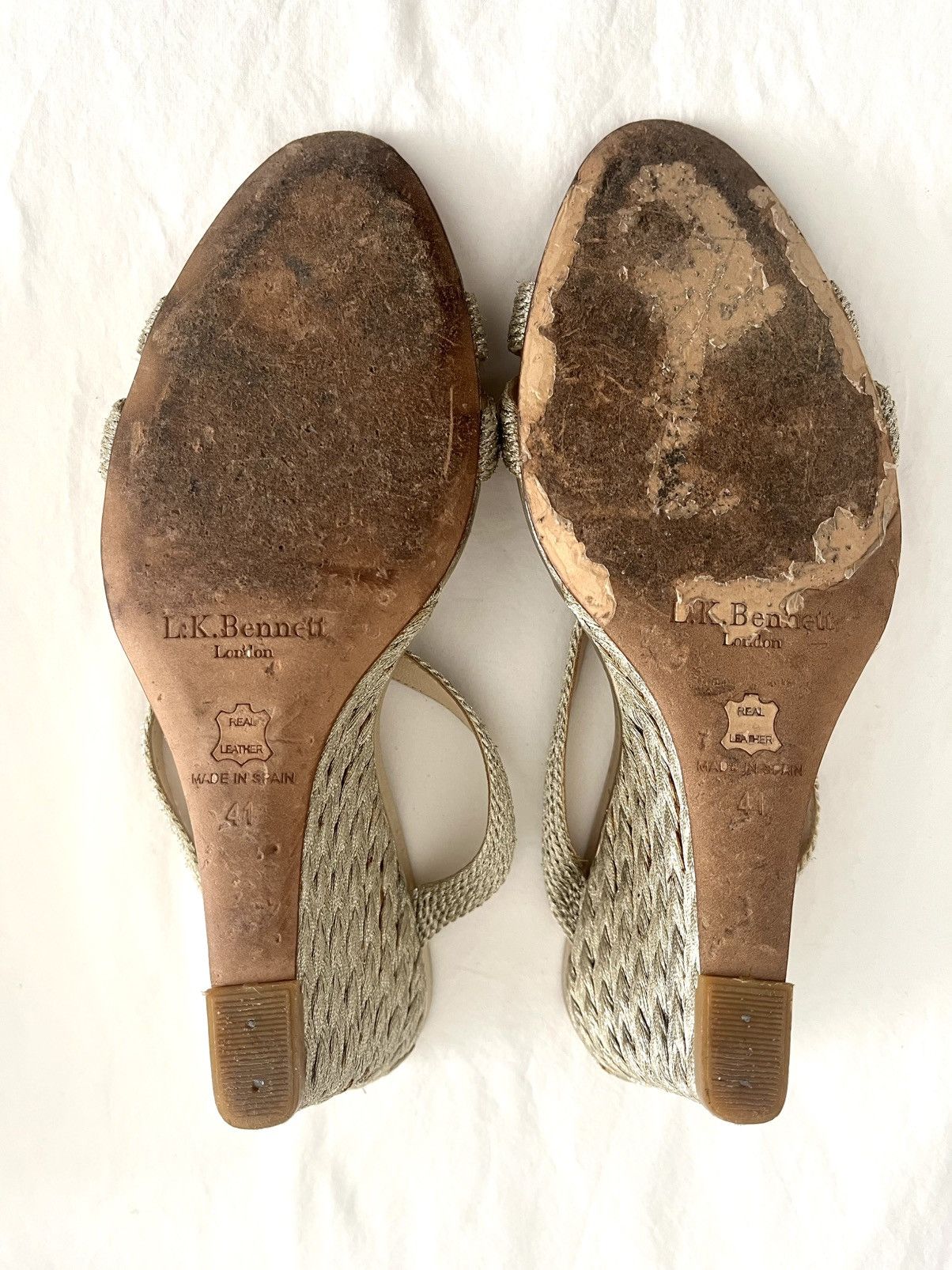LK Bennett LK Bennett Silver Sandal Size US 11 / IT 41 - 5 Thumbnail