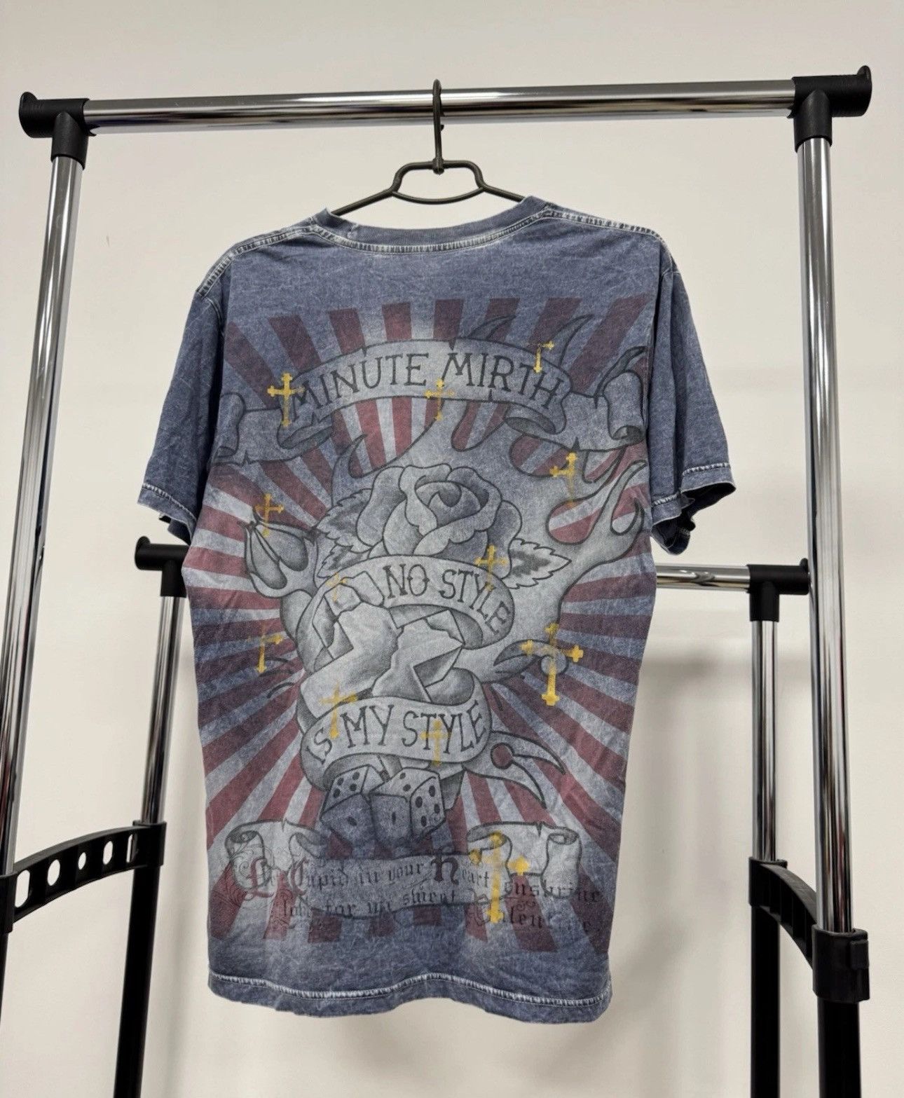 Ed Hardy Vintage Minute Mirth Y2K T Shirt Skull Ed Hardy Style Size US L / EU 52-54 / 3 - 9 Thumbnail