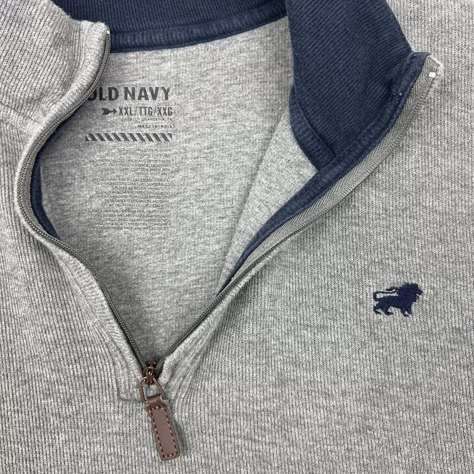 Old Navy Old Navy Sweatshirt Men Pullover 1/4 Zip Long Sleeve 2XL Size US XXL / EU 58 / 5 - 3 Thumbnail