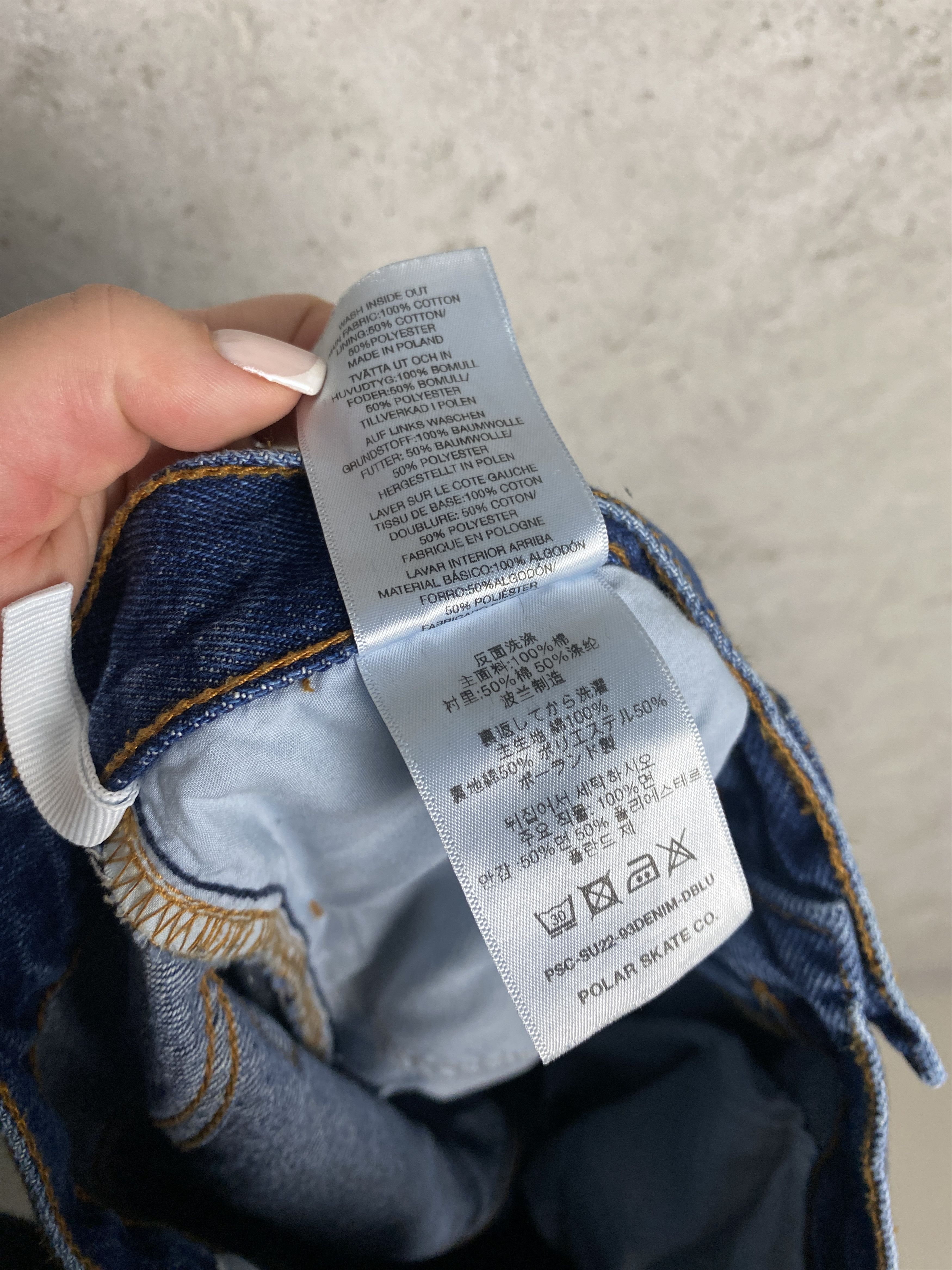 Polar Skate Co. Polar Skate Co 93 Denim jeans pants skate rap hip hop Size US 30 / EU 46 - 8 Thumbnail