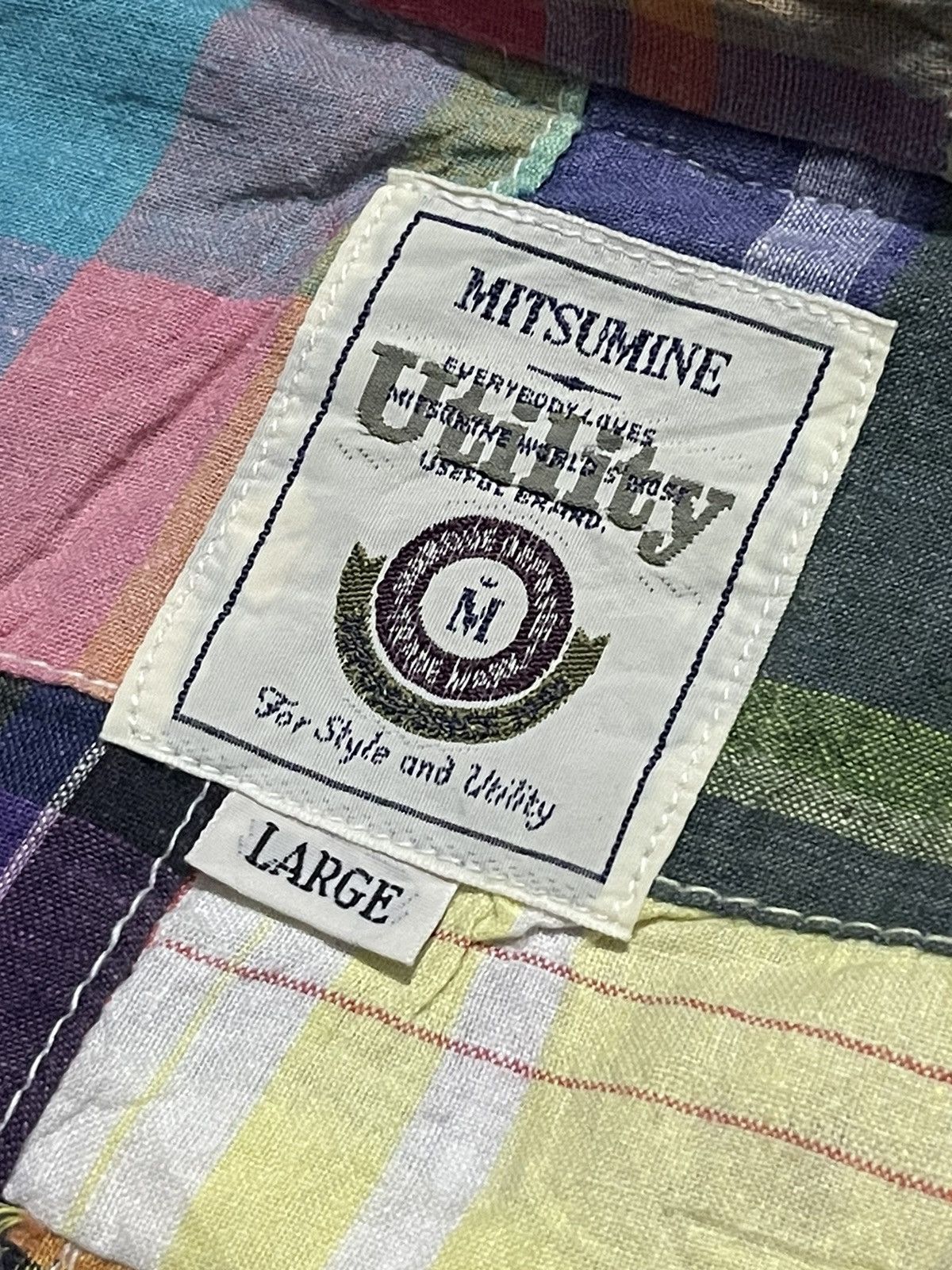 Japanese Brand Y2K MITSUMINE short sleeve shirt designer LGB style Size US L / EU 52-54 / 3 - 5 Thumbnail