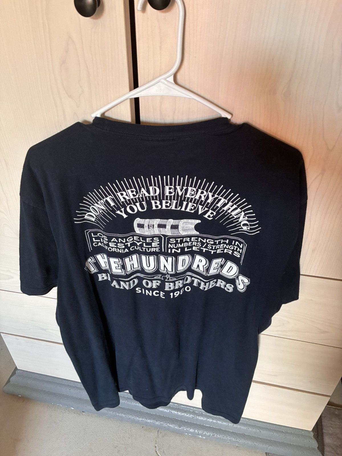 The Hundreds The hundreds brand of brothers navy blue large tee Size US L / EU 52-54 / 3 - 2 Thumbnail