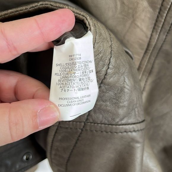 Armani Exchange × Vintage A/X Armani Exchange Leather Shacket Shirt Jacket Size US S / EU 44-46 / 1 - 7 Thumbnail
