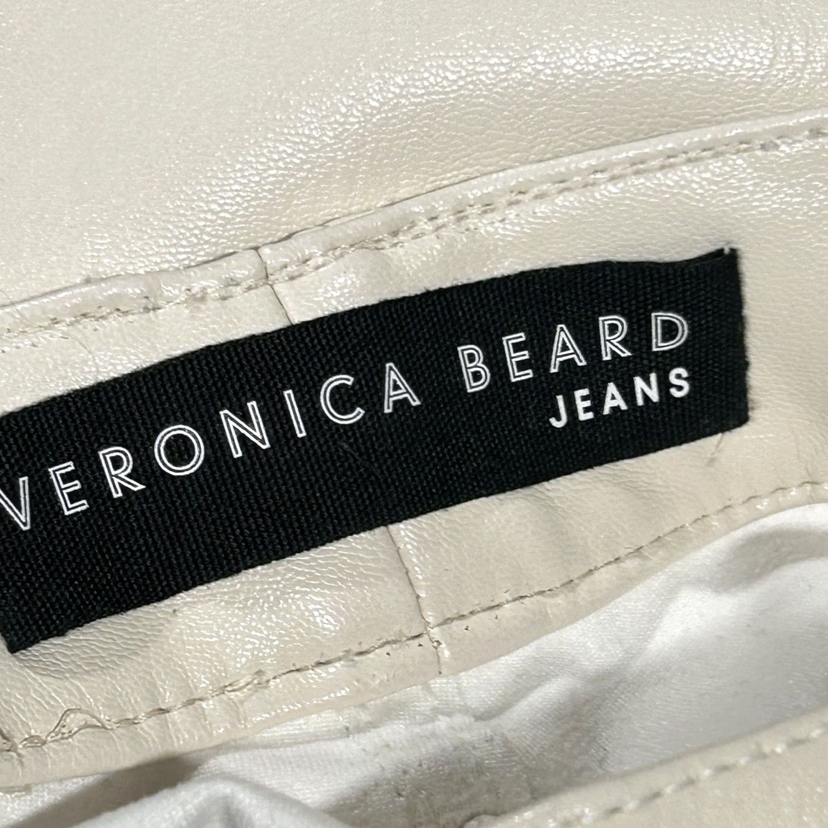 Veronica Beard VERONICA BEARD Jeans Debbie Skinny High Rise Vegan Leather Pant Women’s 27 Skinnyt? Size 27" / US 4 / IT 40 - 6 Thumbnail