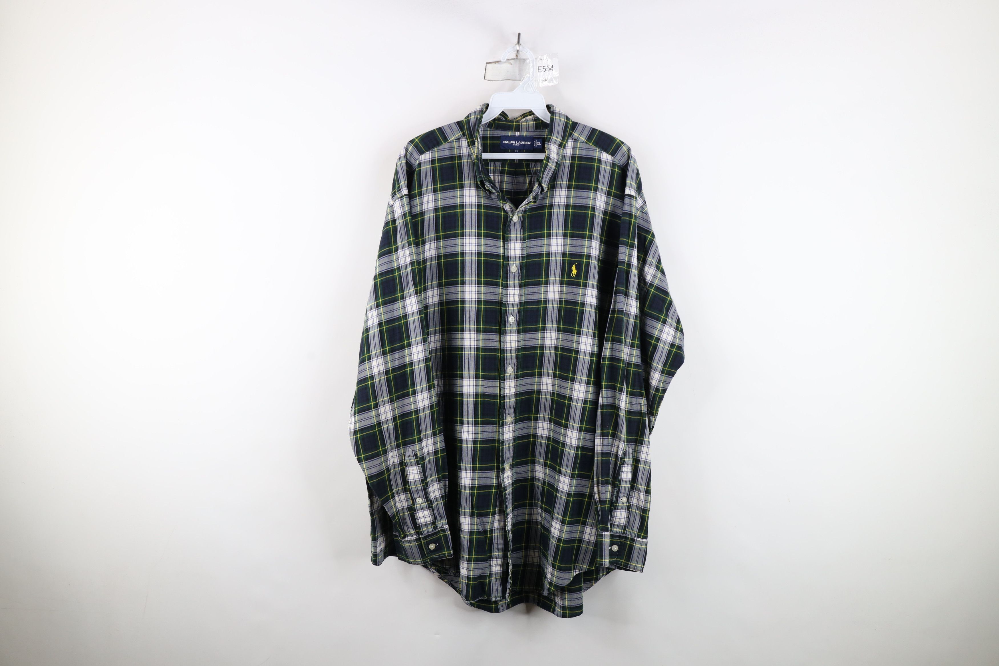Polo Ralph Lauren Vintage 90s Polo Golf Ralph Lauren Flannel Button Down Shirt Size US XL / EU 56 / 4 - 1 Thumbnail