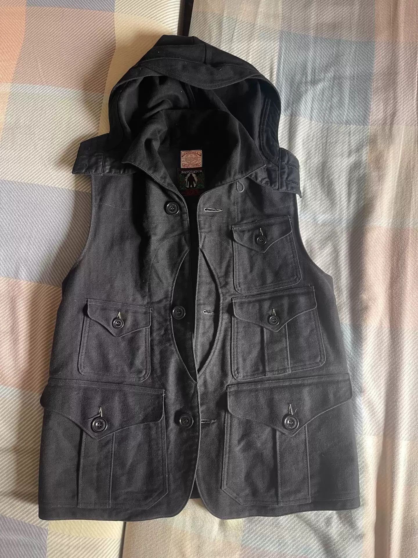 image of Freewheelers Hunting Vest in Black, Men's (Size Medium)